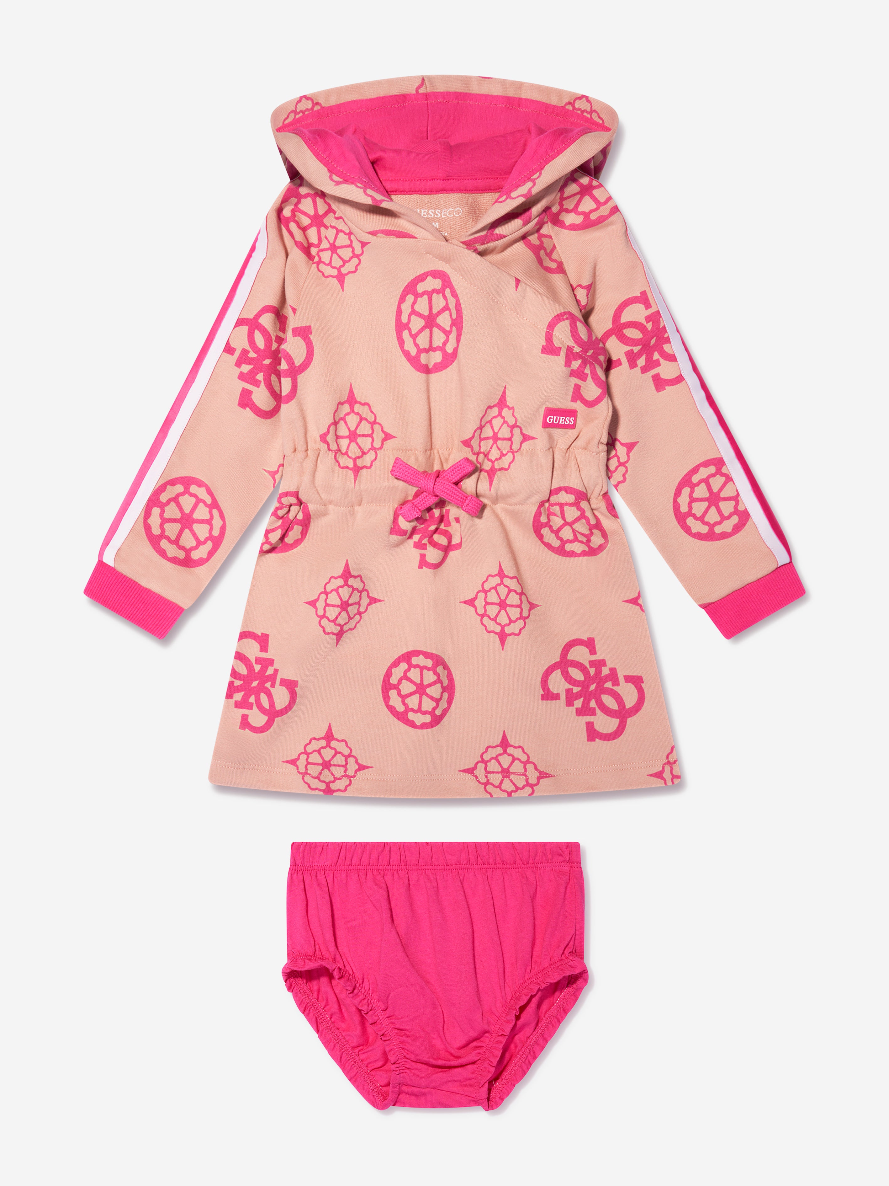 Zullen Atticus stem Guess Baby Girls Active Dress With Knickers in Pink | Childsplay Clothing