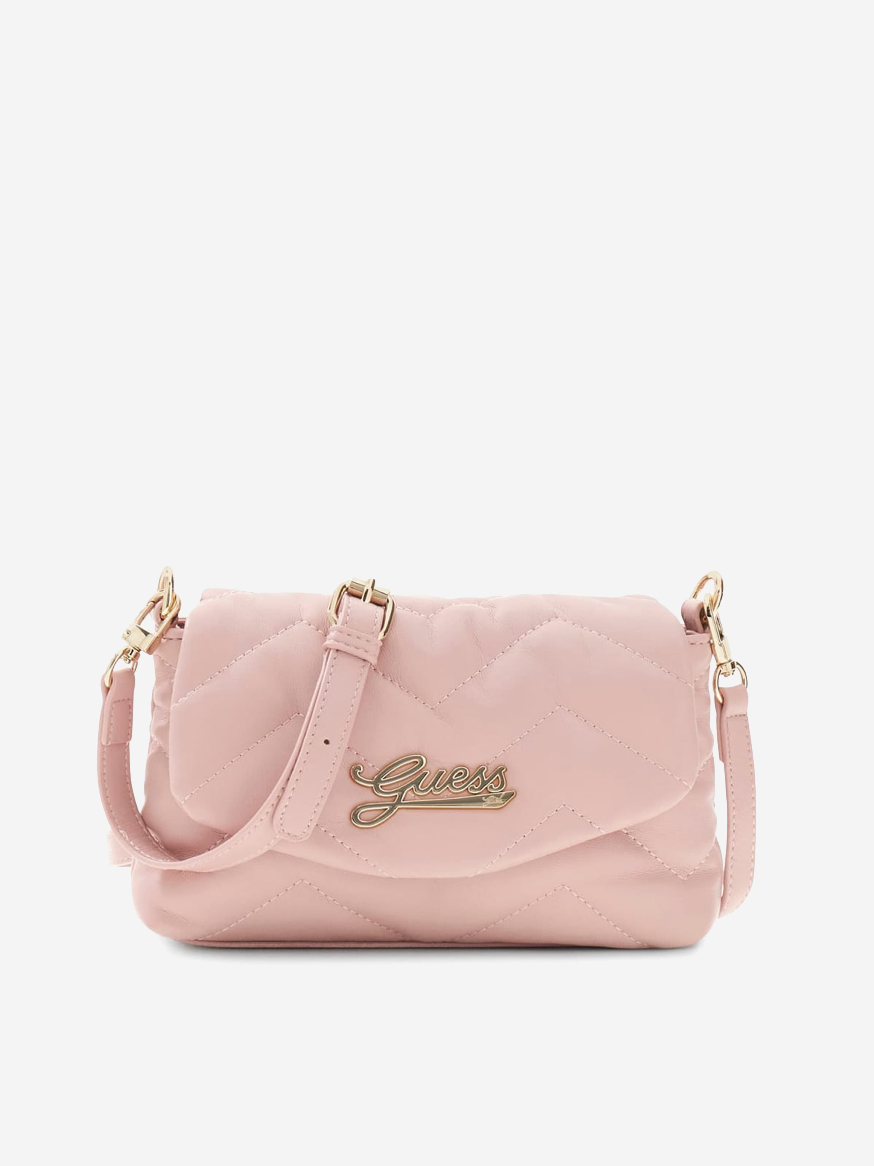 Guess Girls Mini Crossbody Bag in Pink (20cm) One size Multicoloured