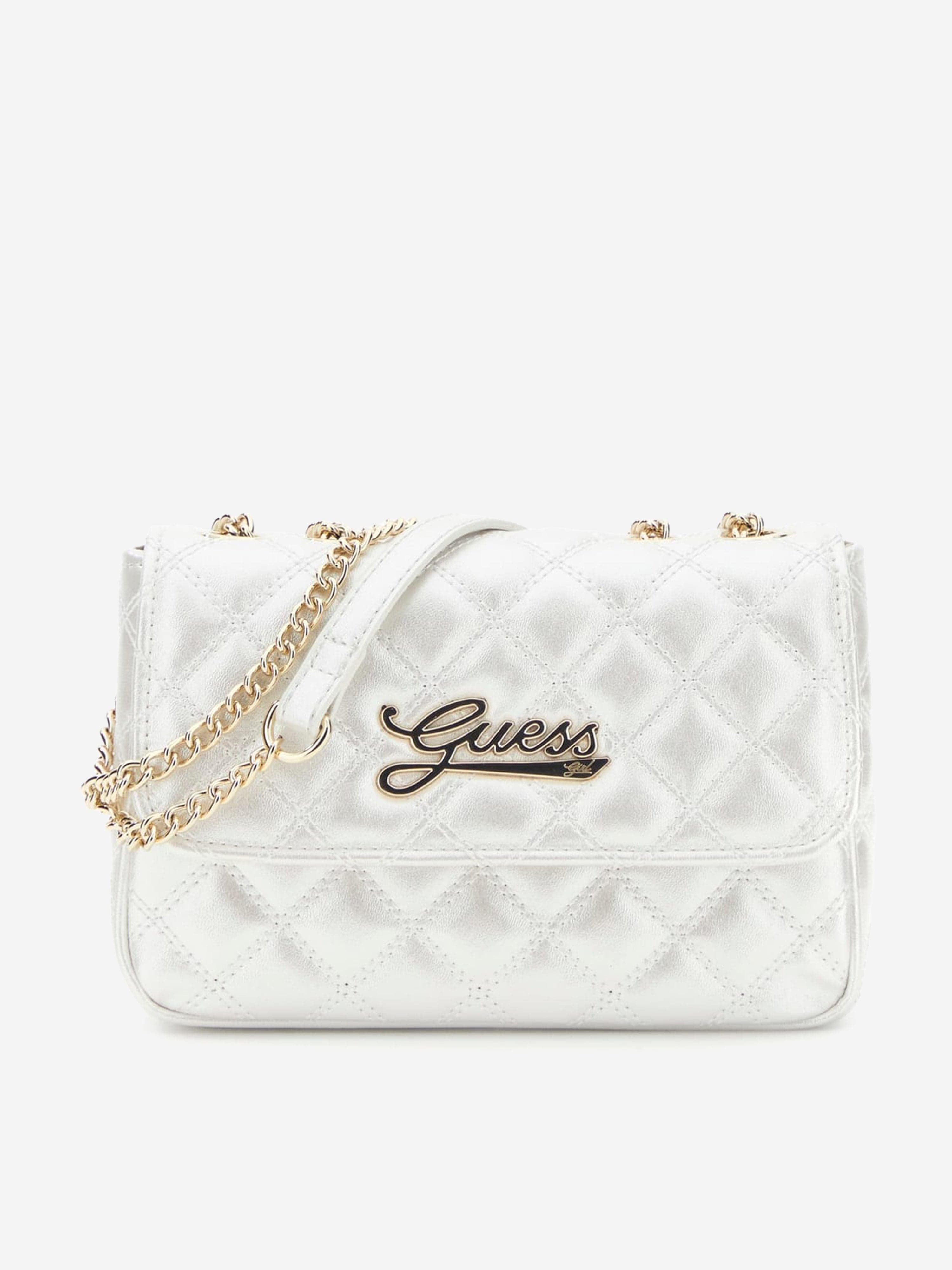 Guess Girls Convertible Bag with Coin Wallet in Ivory (20cm)