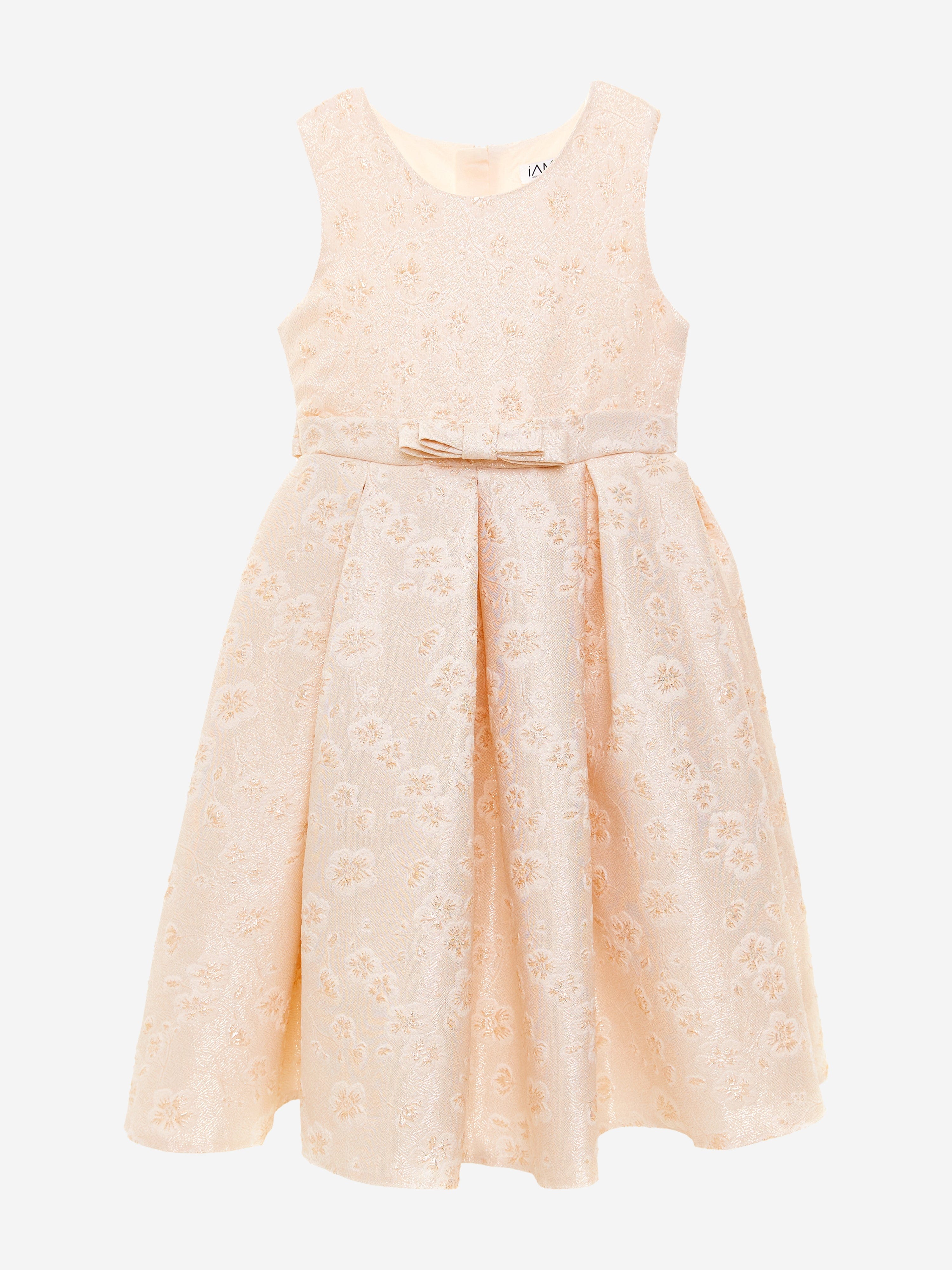 iAMe Girls Golden Glow Dress in Gold | Childsplay Clothing