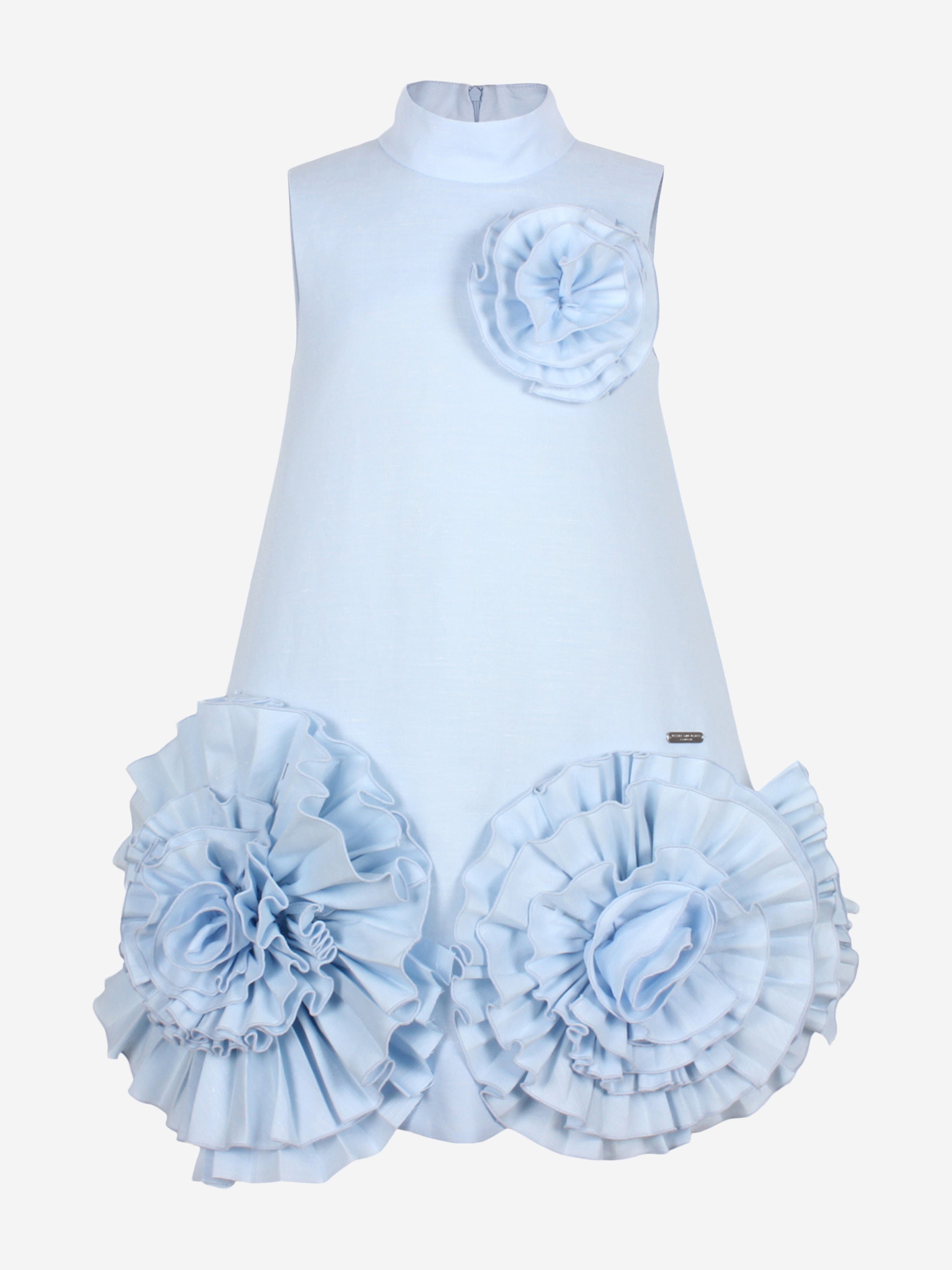 Jessie And James Girls Cupcake Dress in Blue