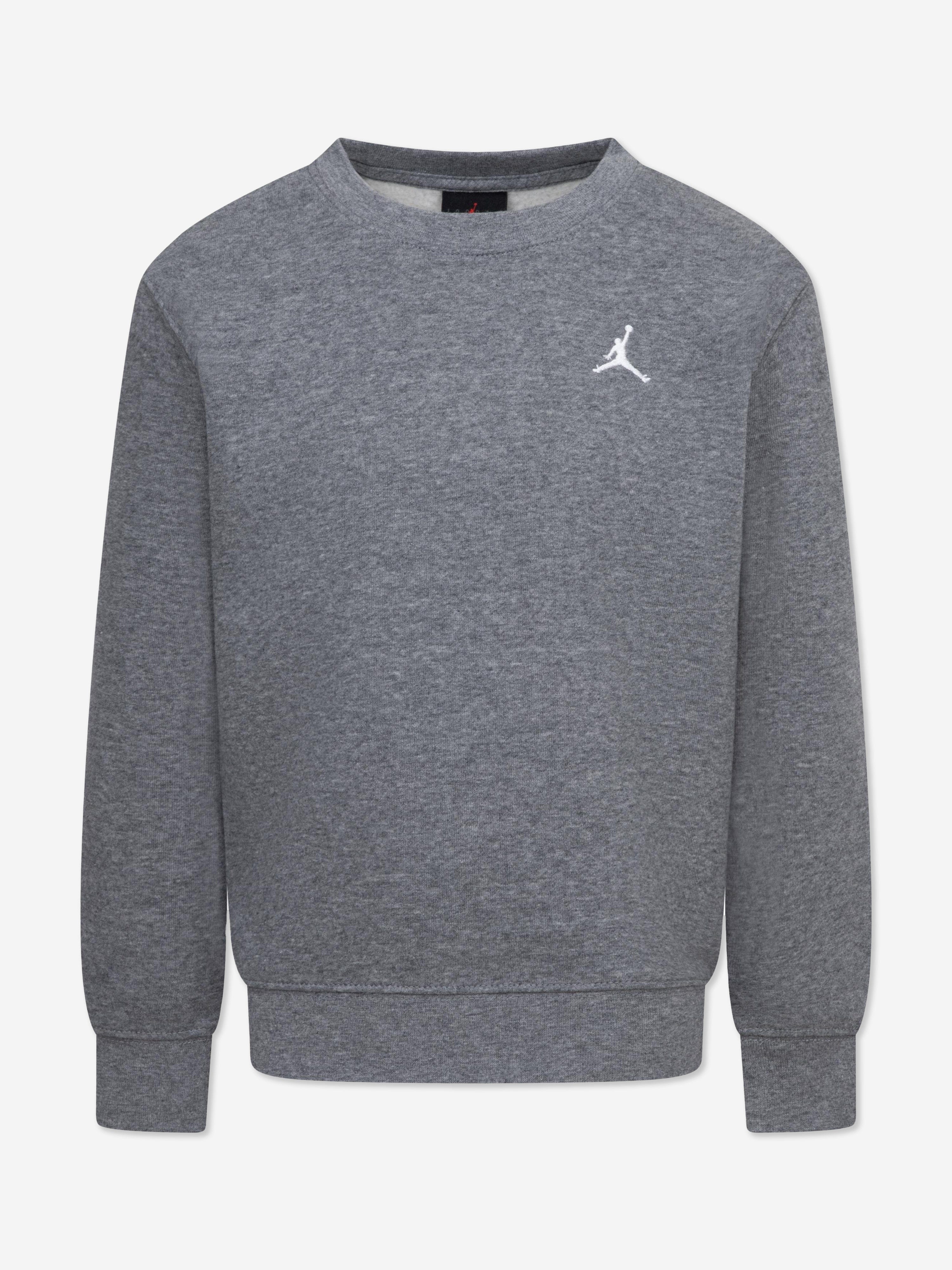 Brooklyn Nike Jumpman Sweatshirt Jordan Jordan Boys Brooklyn Fleece  Essential Sweatshirt In Grey
