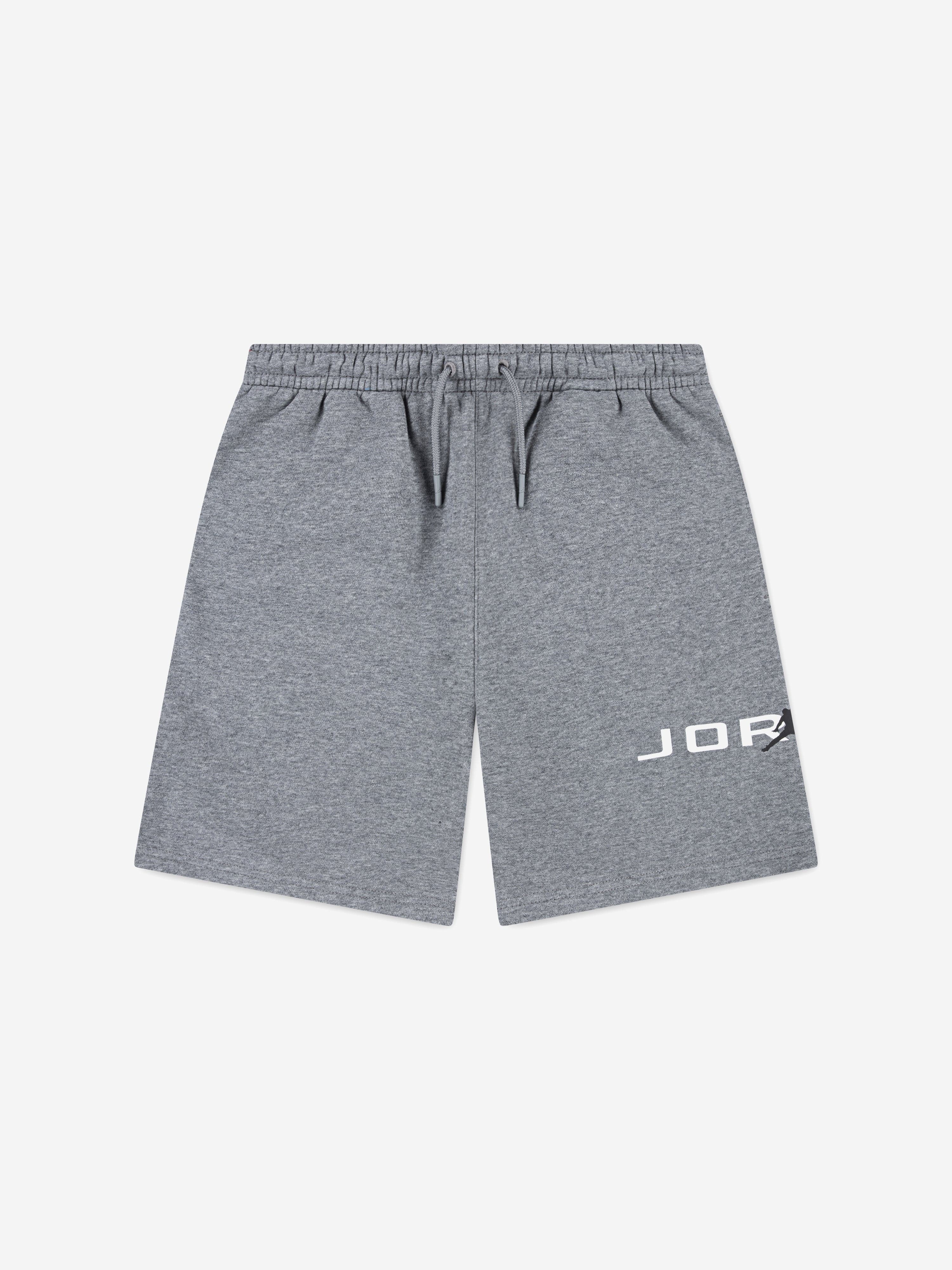 jordan grey fleece shorts