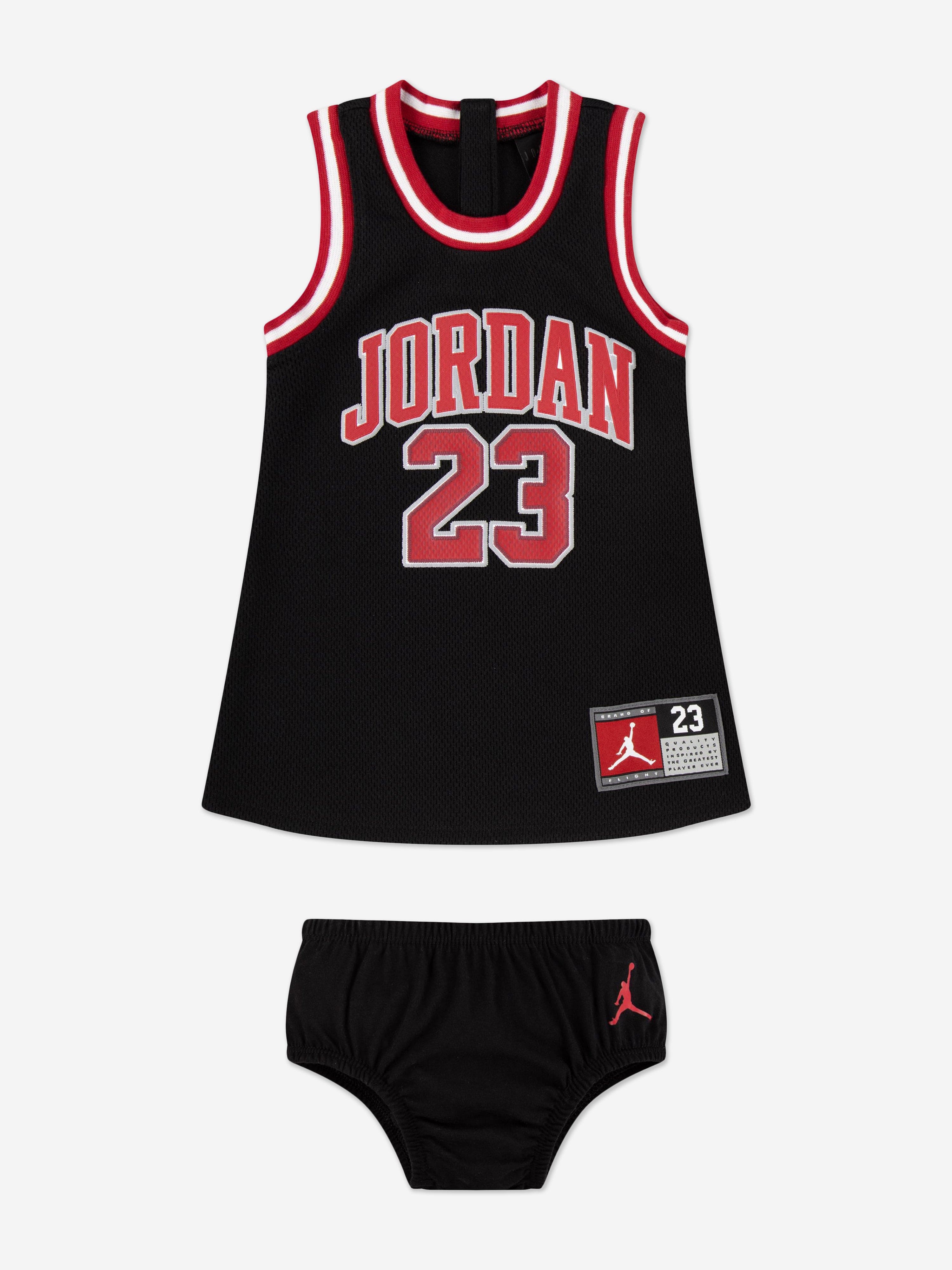 Jordan Girls 23 Jersey Dress in Black