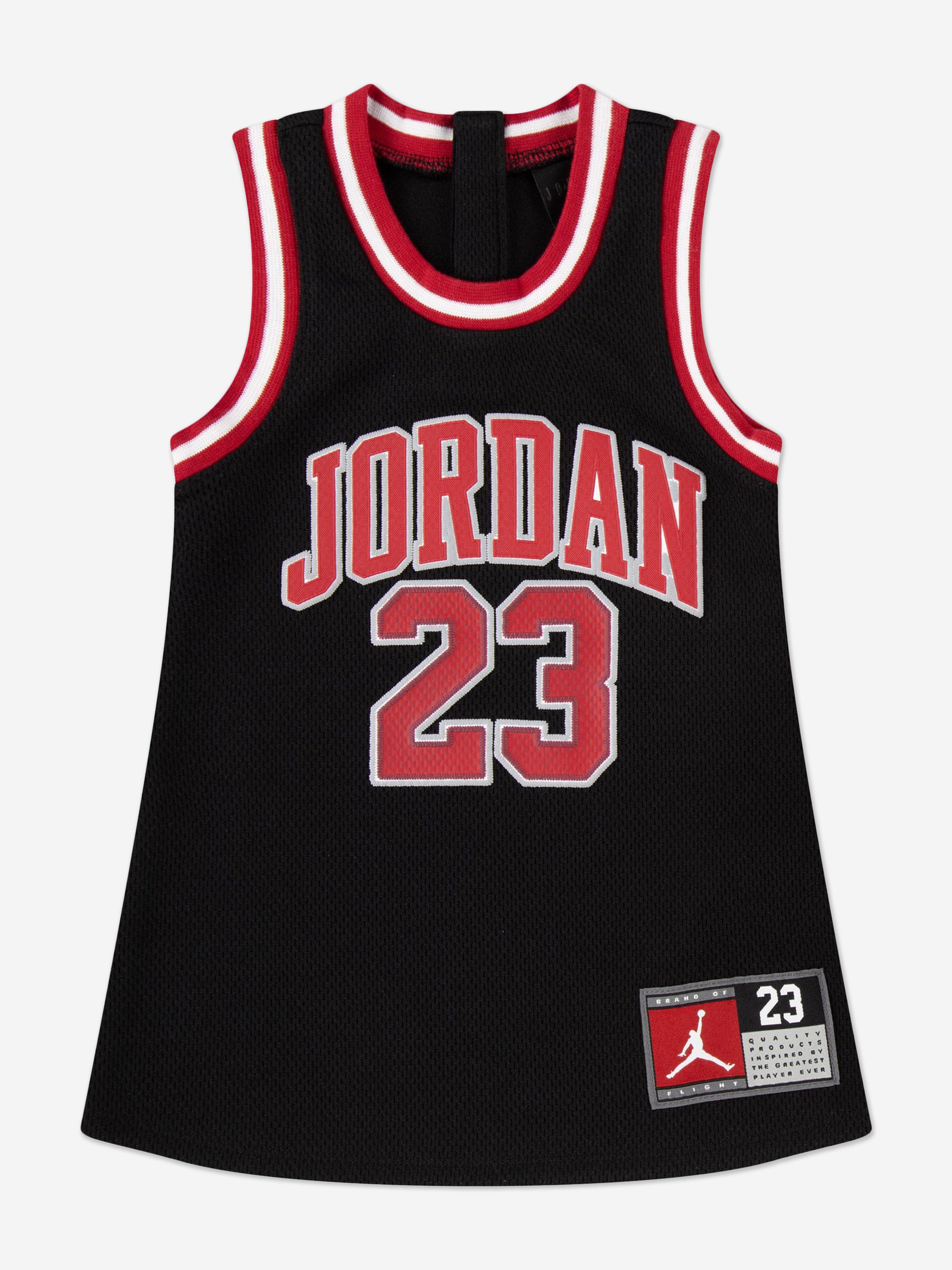 Jordan Girls' 23 Jersey Dress, XL, Black