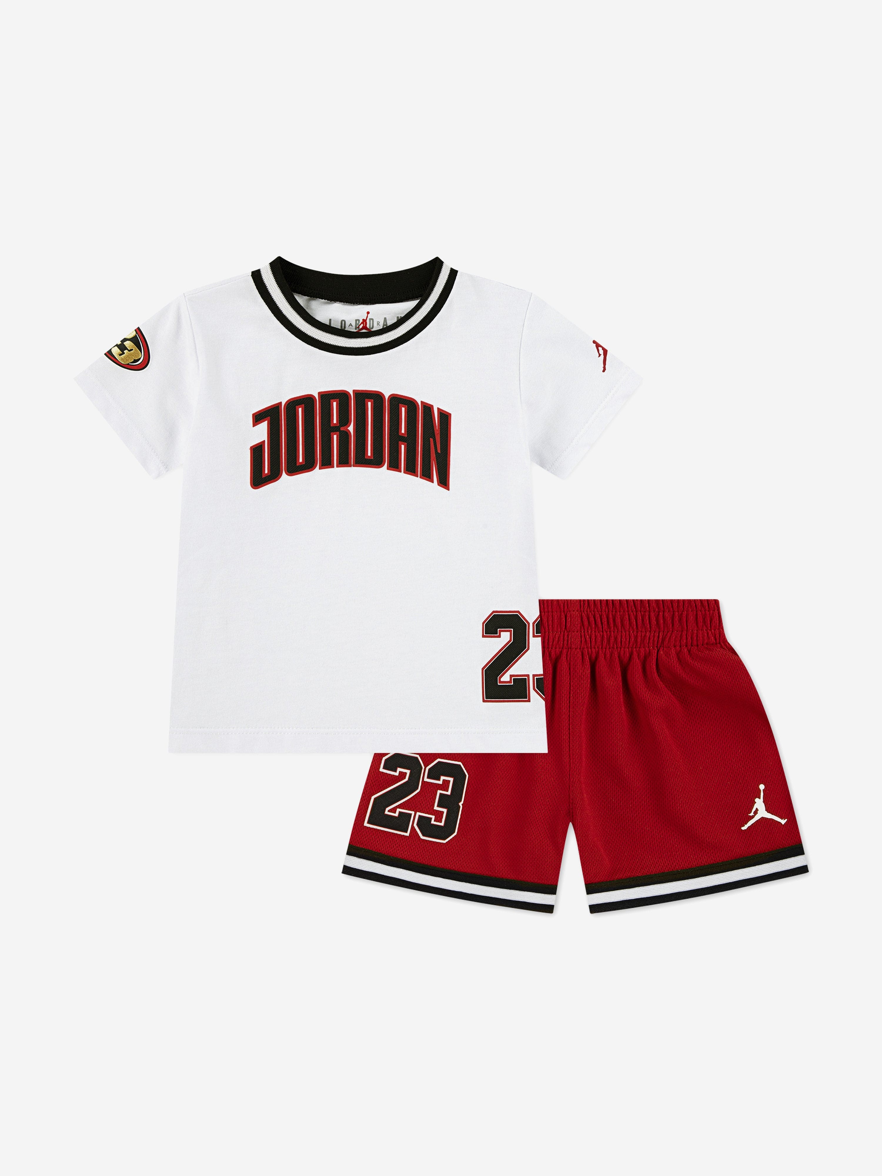 jordan shorts and shirt set