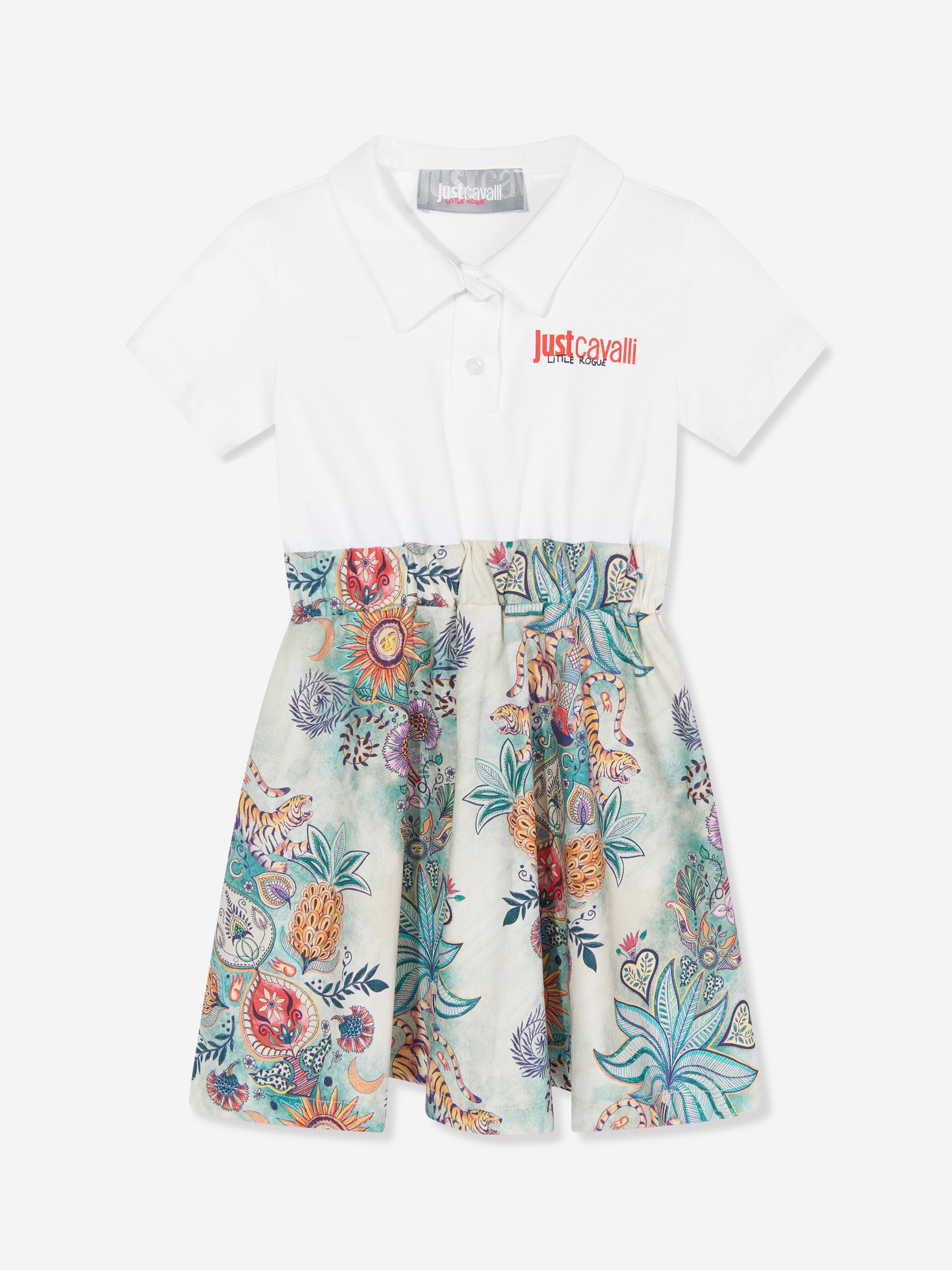 just cavalli midi dress Just Cavalli Kids | Multicolor dress for Girl with floral print