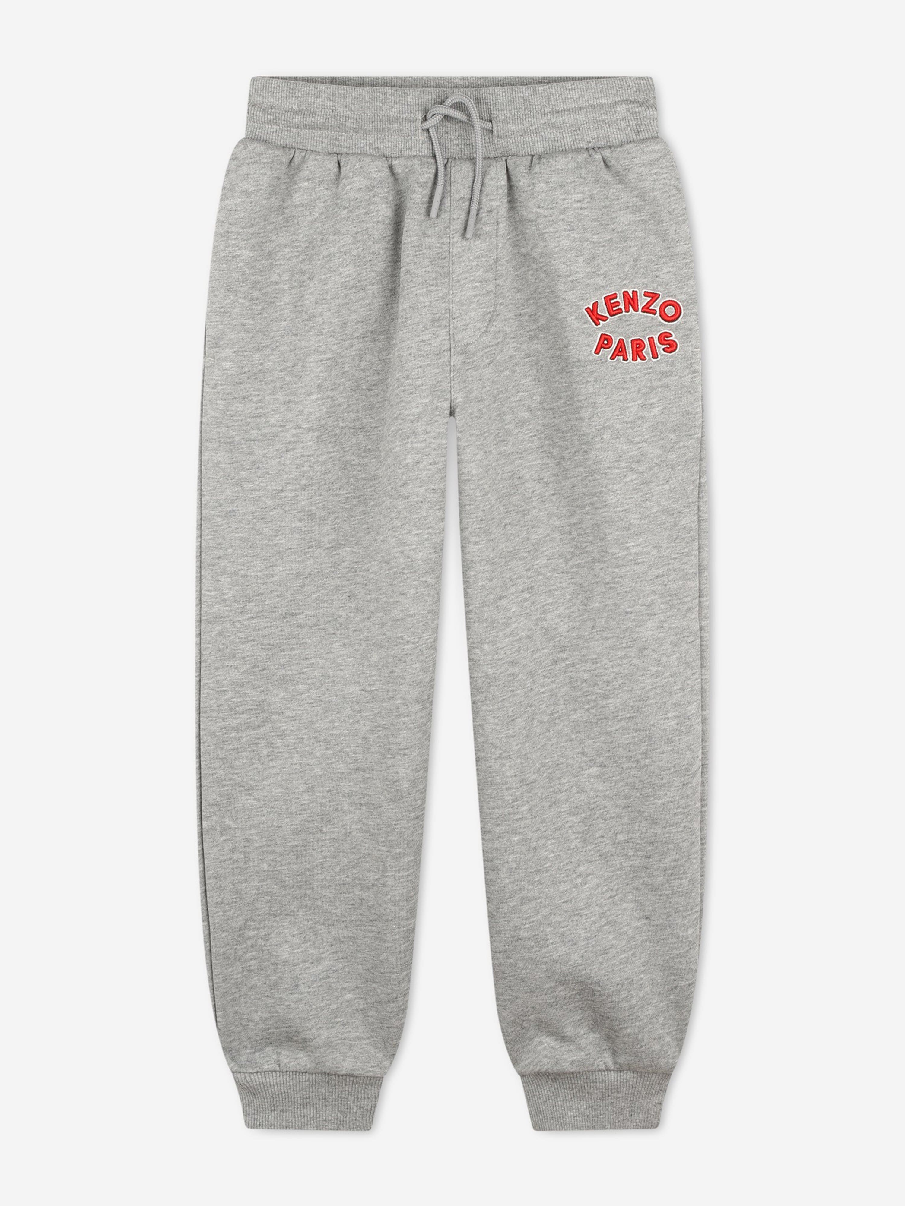 KENZO KIDS KENZO Kids Logo Joggers in Grey Childsplay Clothing