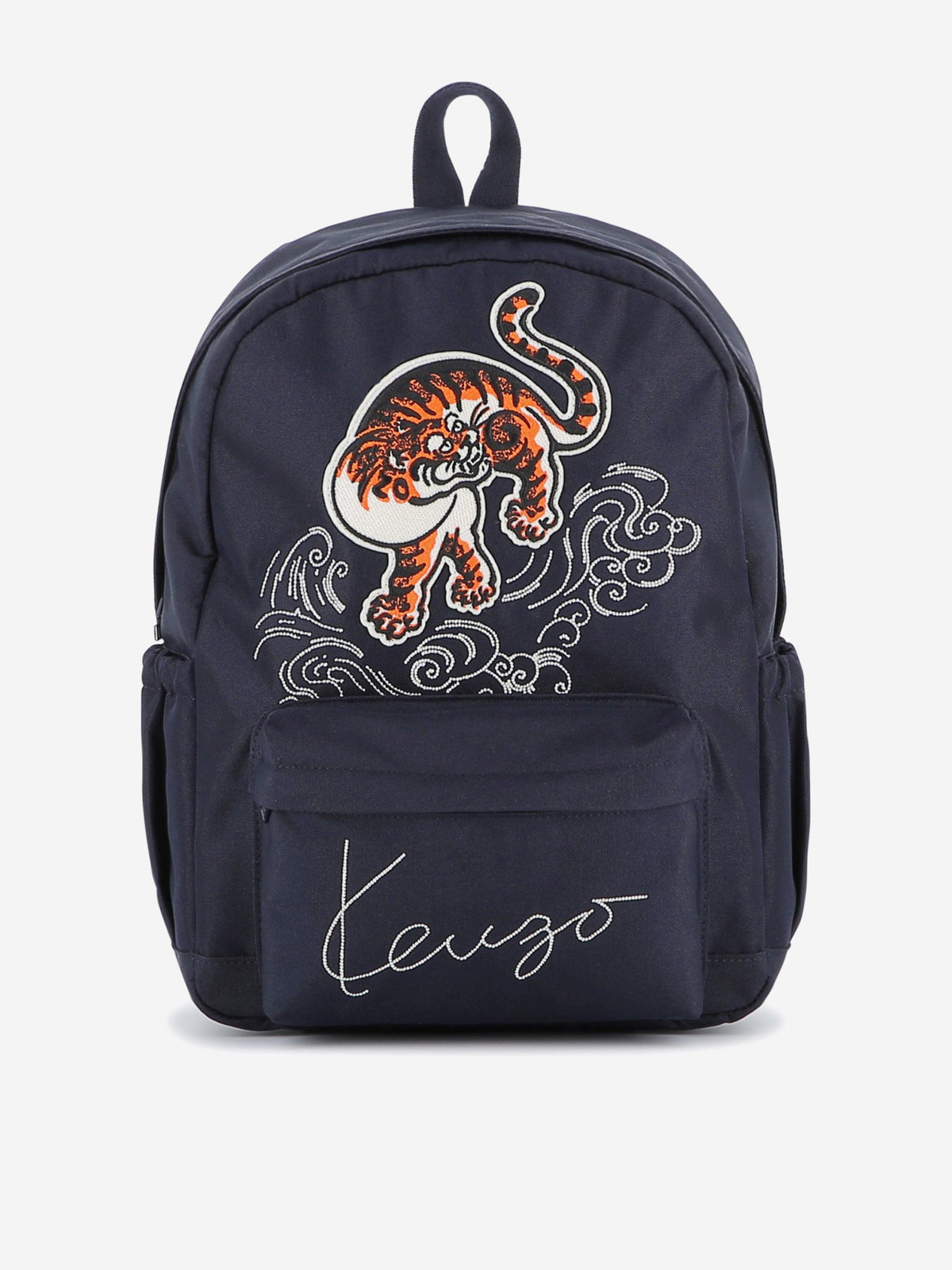 KENZO Kids Tiger Backpack in Navy (38cm) | Childsplay Clothing