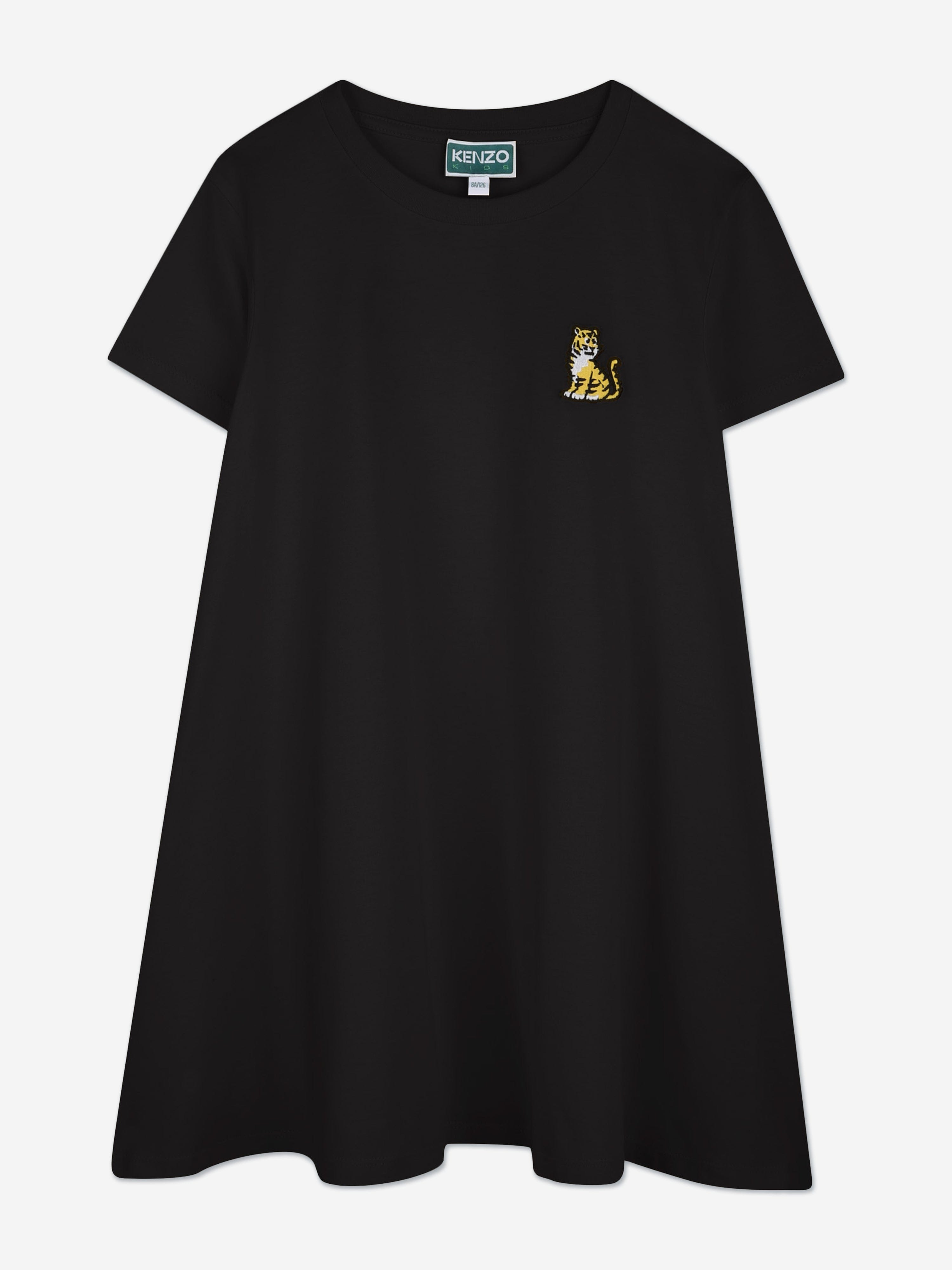 KENZO KIDS KENZO Girls Kotora Jersey Dress in Black Childsplay