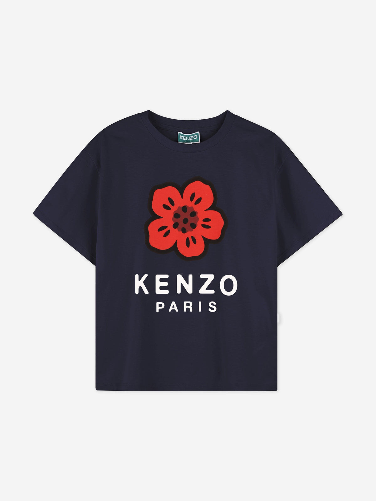 KENZO Kids Boke Flower T-Shirt in Navy | Childsplay Clothing