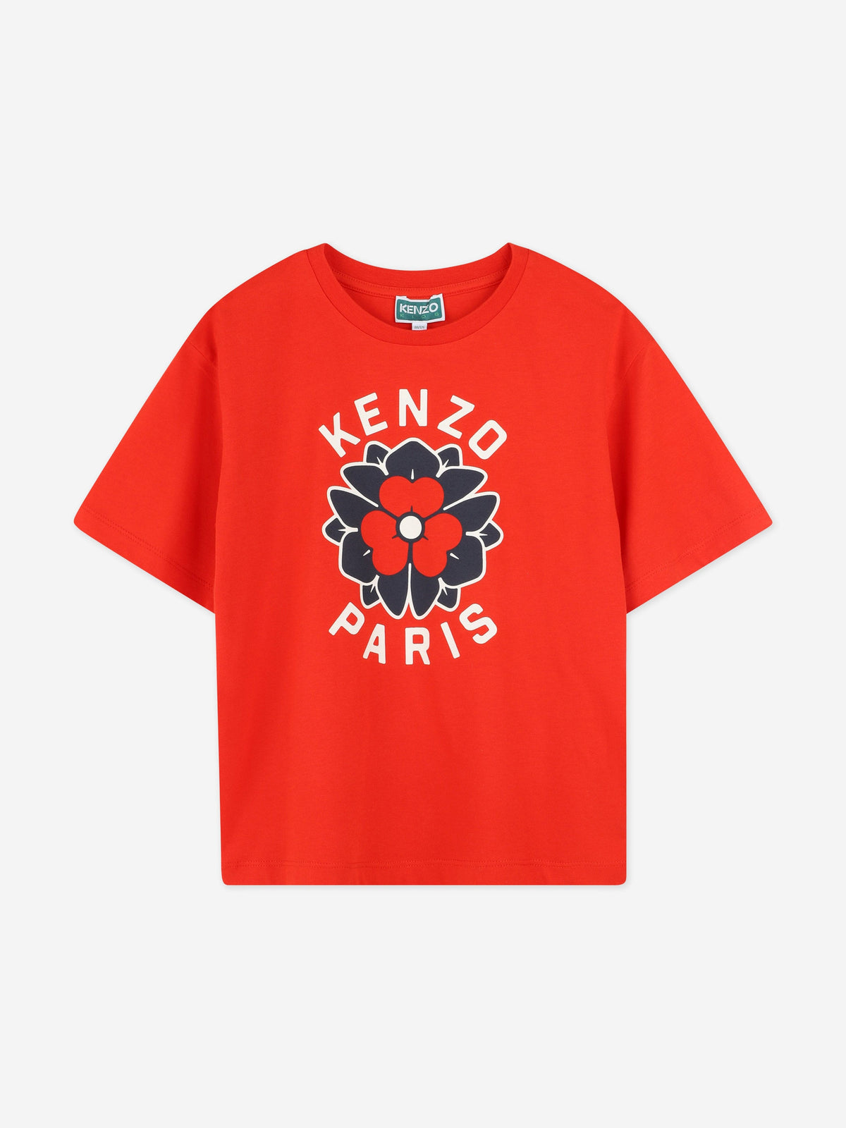 KENZO Girls Boke Flower T-Shirt in Red | Childsplay Clothing
