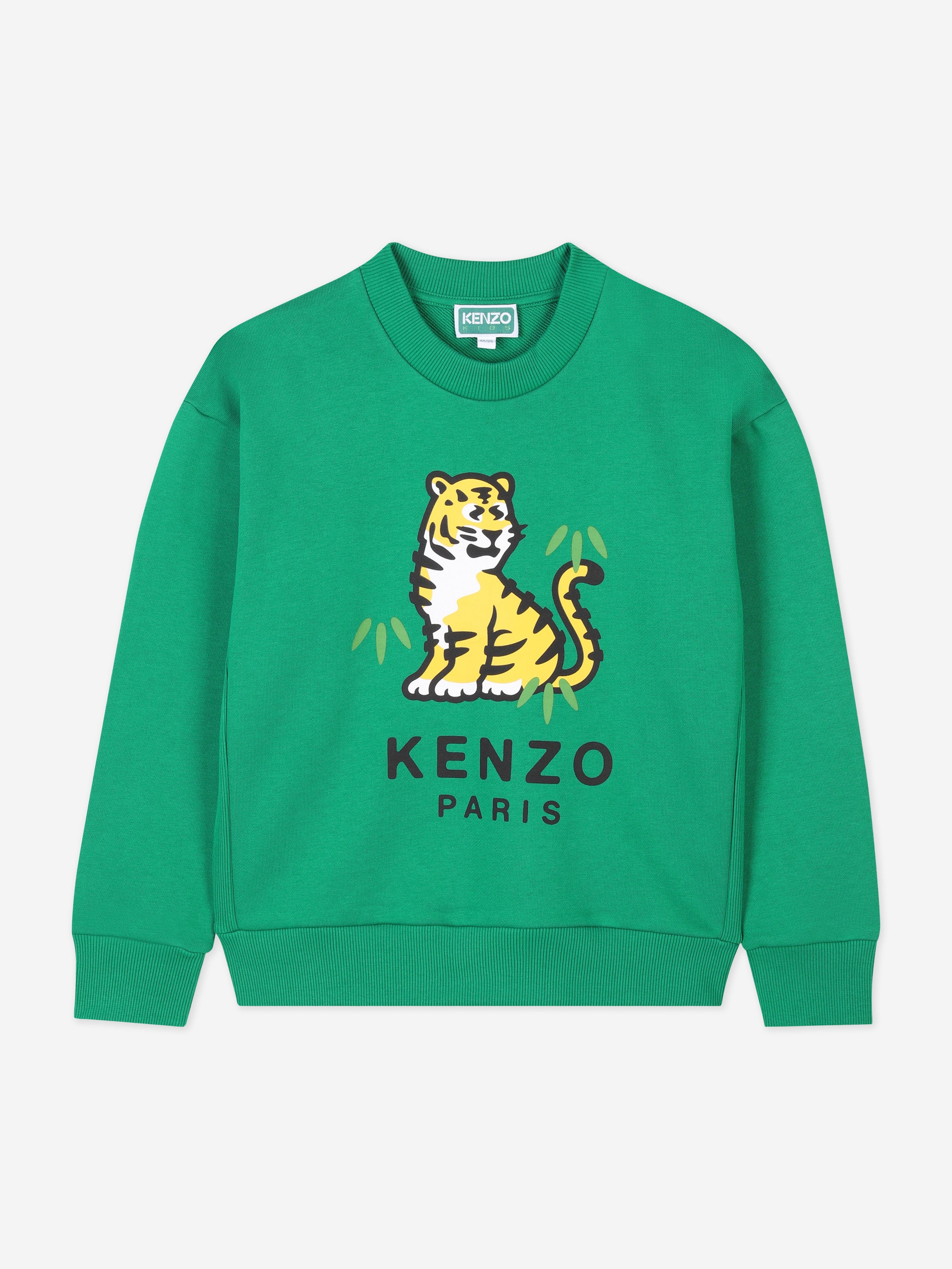 KENZO Boys Kotora Sweatshirt in Green