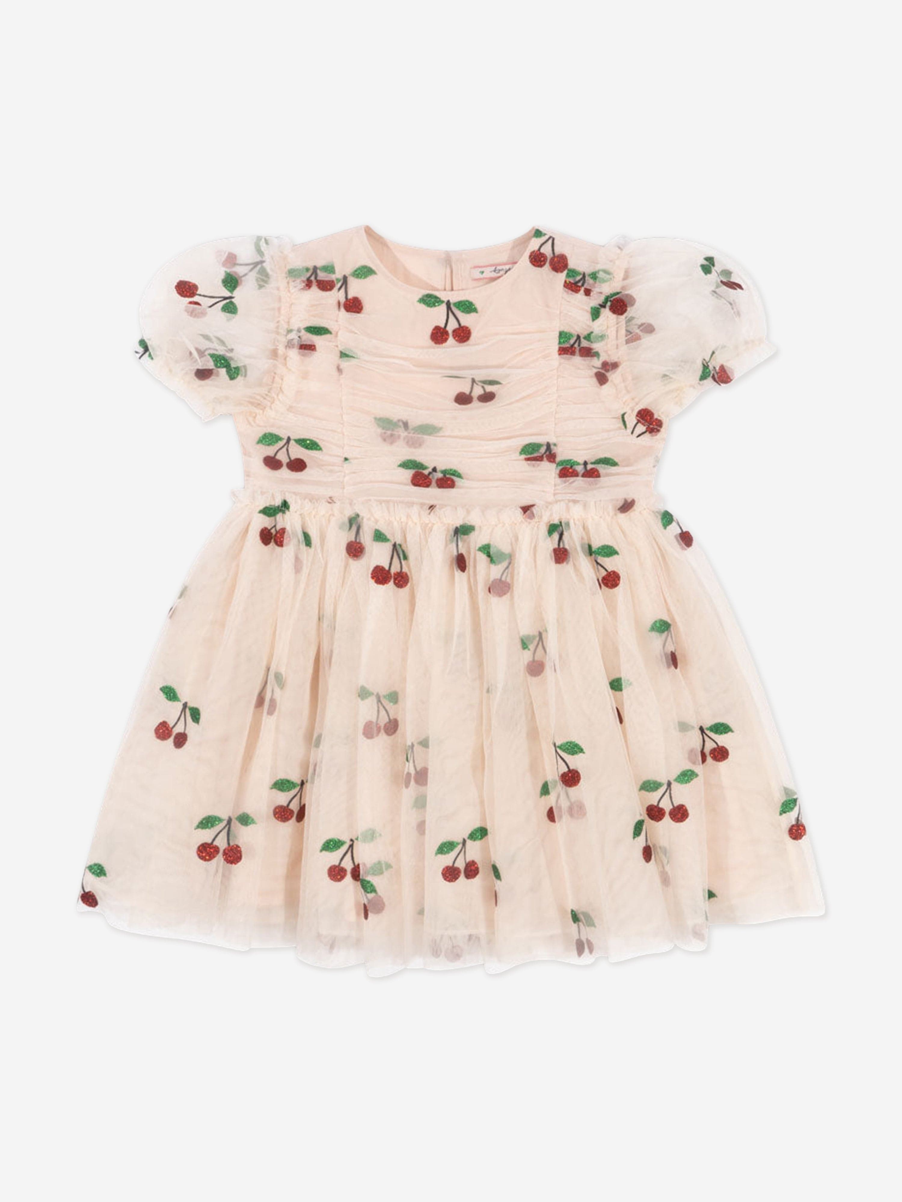 yuyu　 kongessloejd tullie dress Konges Slojd Konges Sløjd Girls Tullie Cherry Dress in Ivory