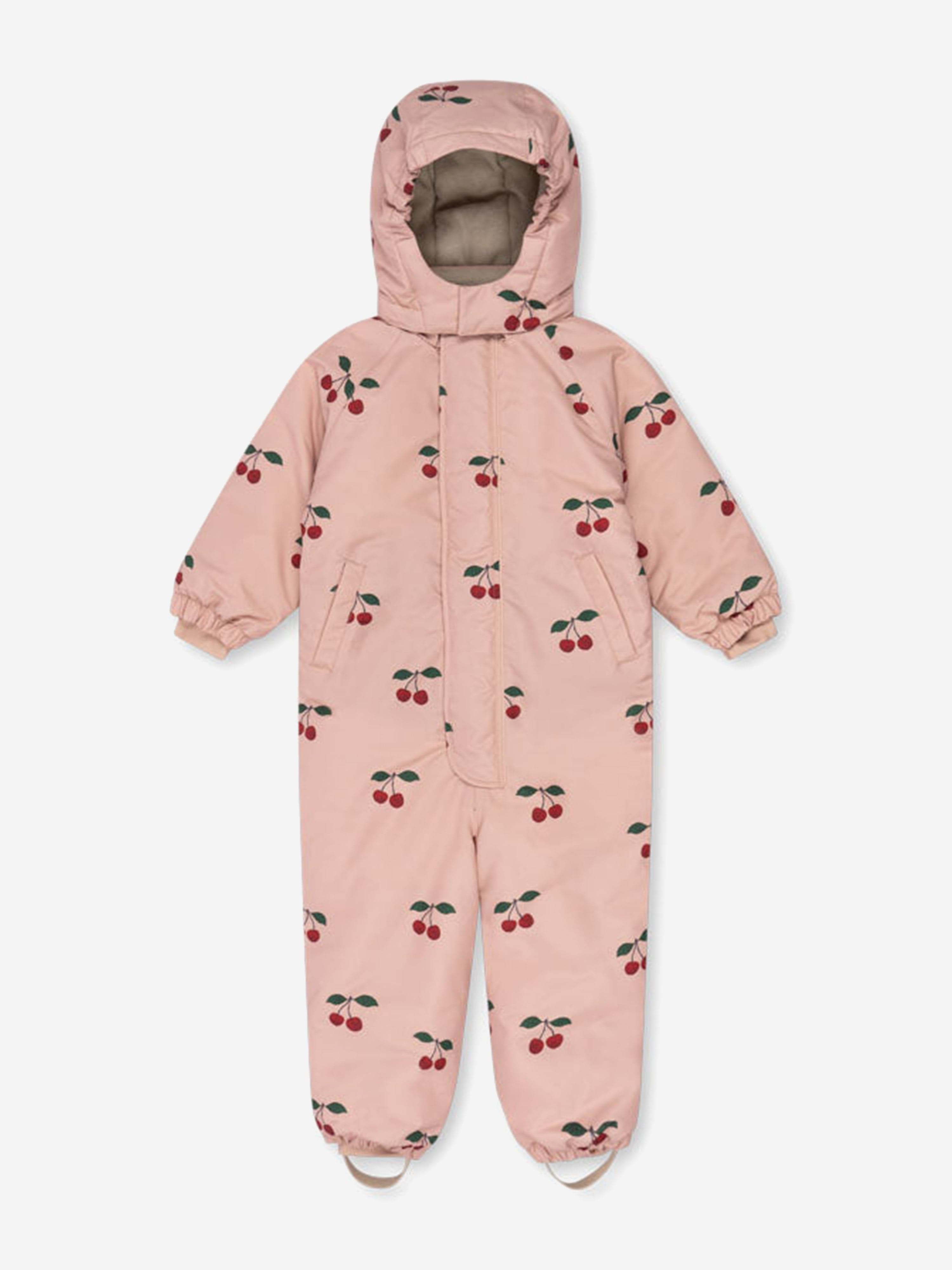 konges sloejd スキーウェア　チェリー Konges Sløjd Girls Award Chery Snowsuit in Pink | Childsplay Clothing