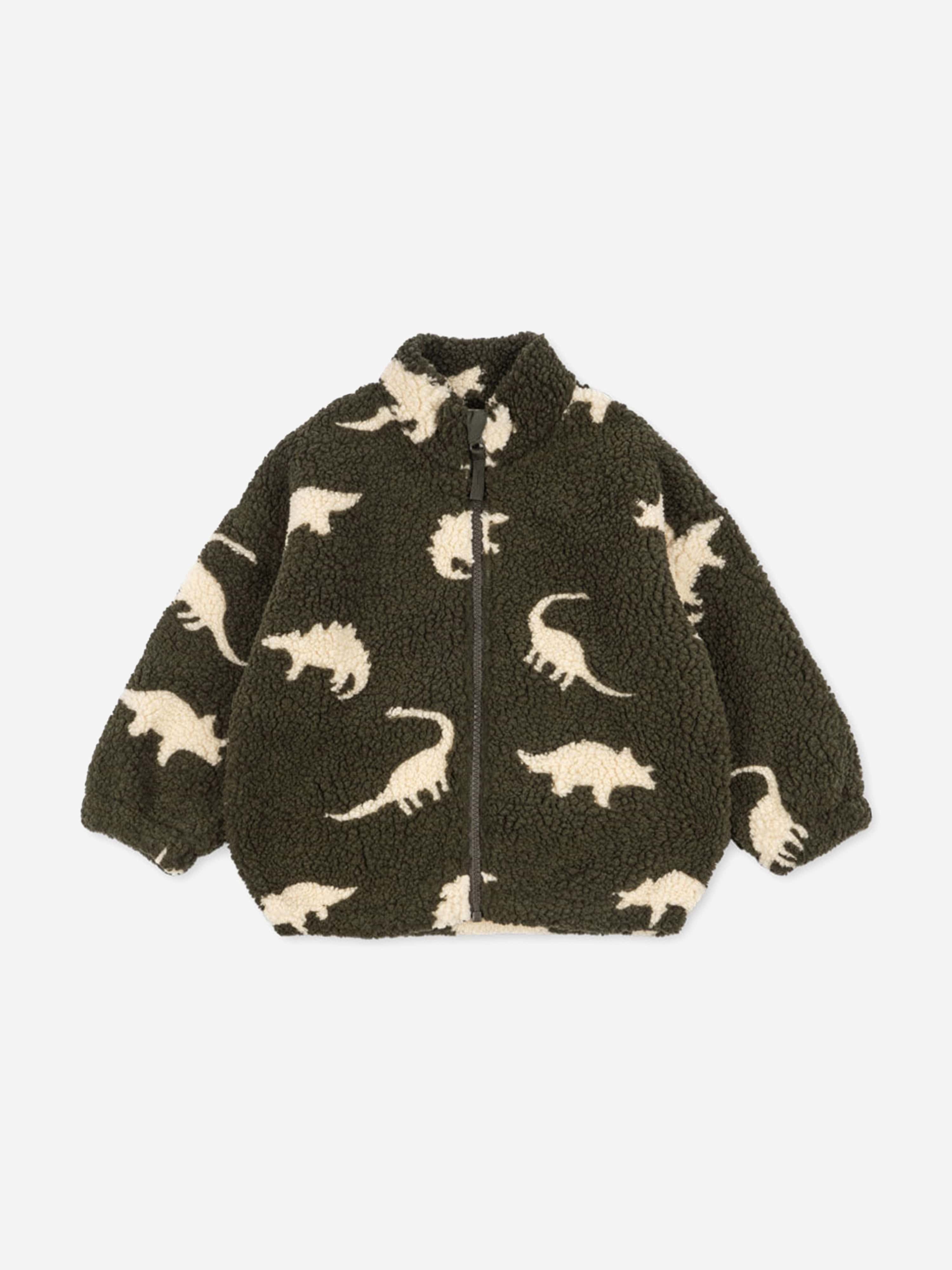Konges Sløjd Boys Jody Teddy Jacket in Brown | Designer Boys