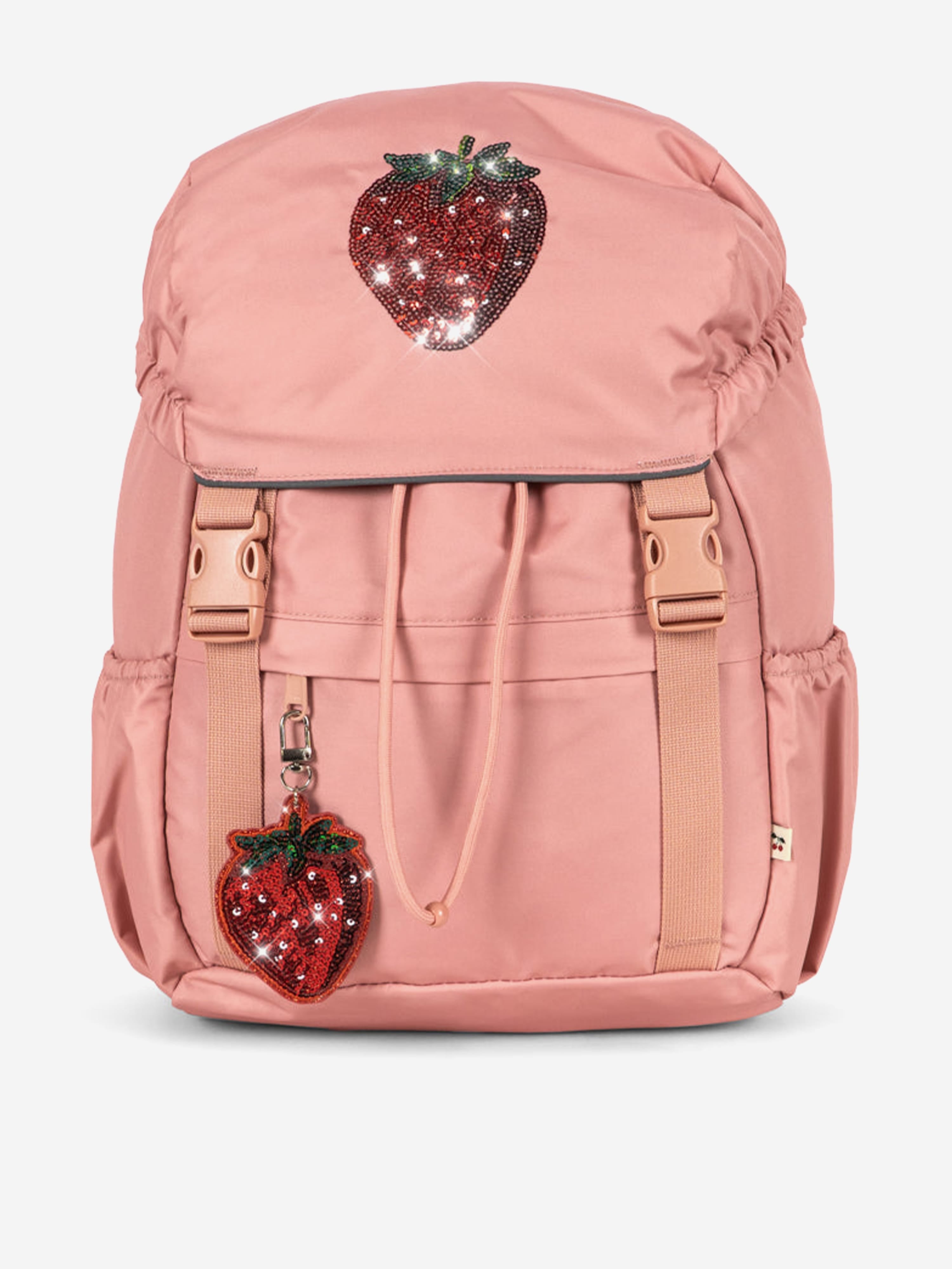 Konges Sløjd Girls Rosette Clover Backpack in Pink (36cm