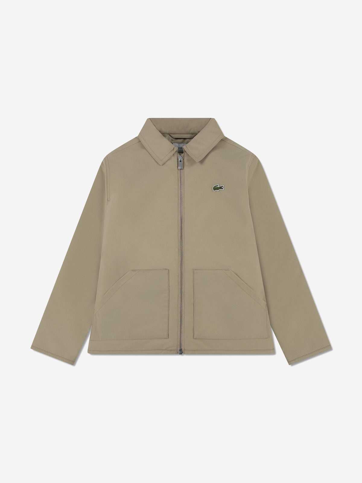 Lacoste Kids Patch Pocket Jacket in Beige | Childsplay Clothing