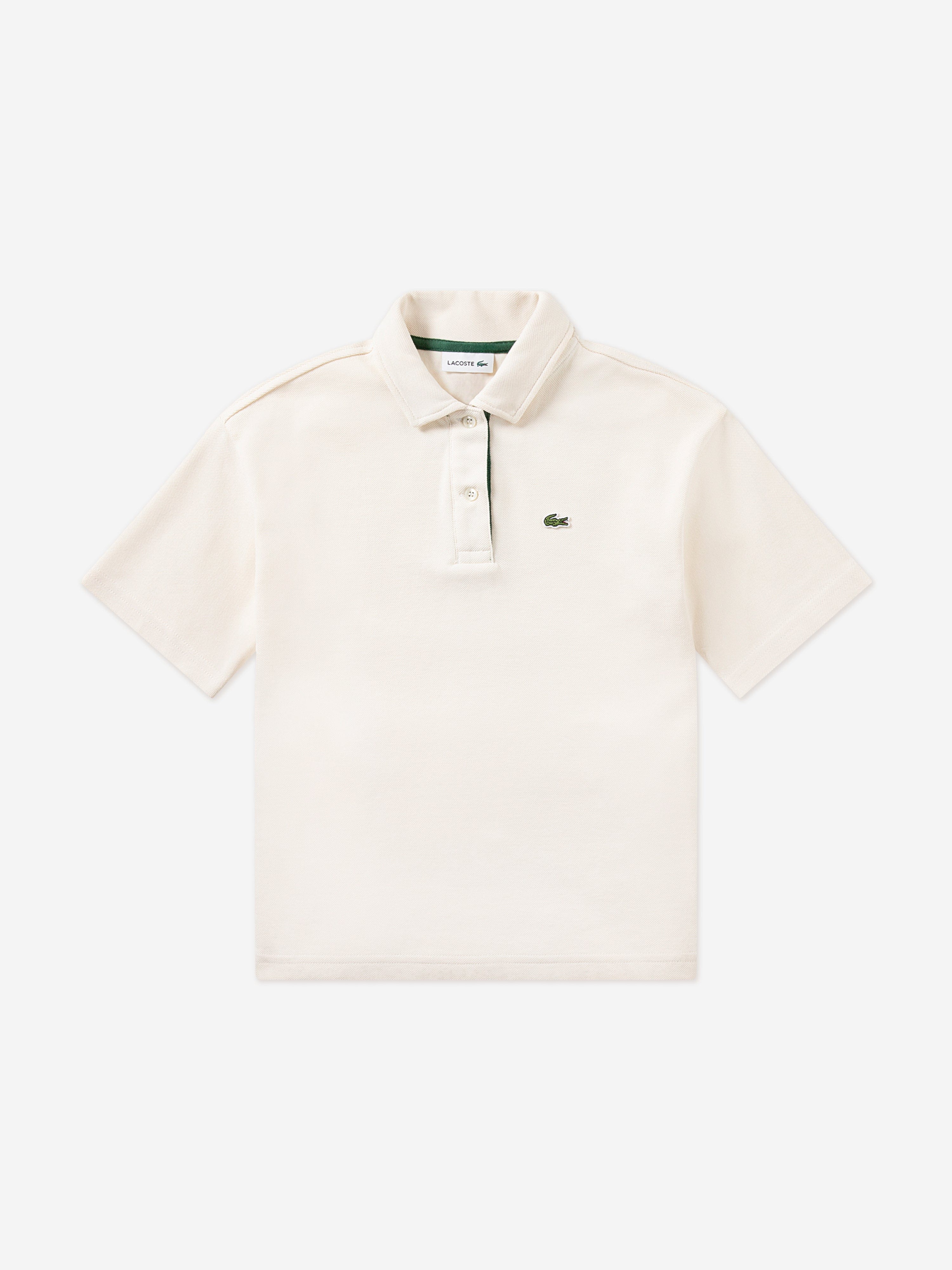 DESCENDANT - CROUCH POLO LS ホワイト 3 Trek Articulated Polo - Natural White