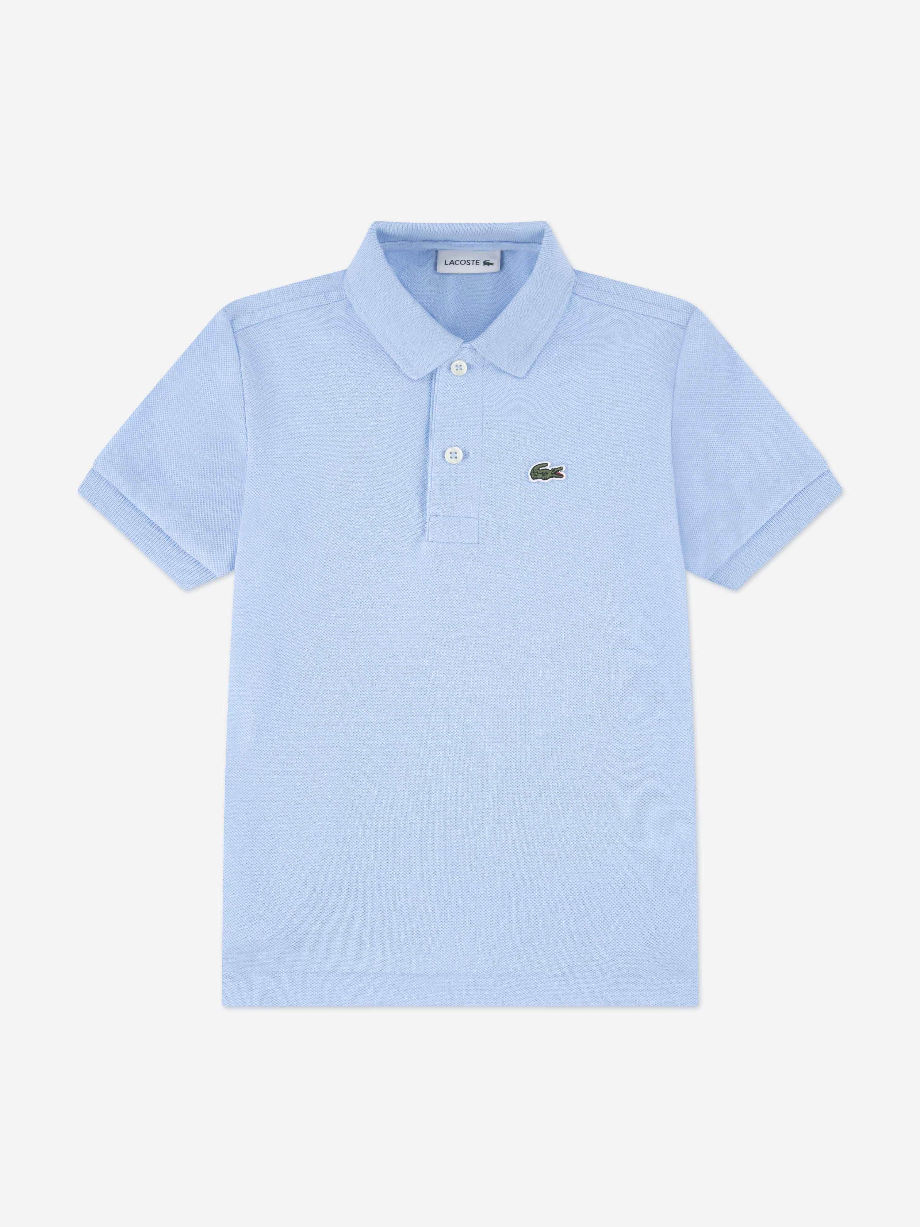 Lacoste Kids Lacoste Boys Petit Pique Polo Shirt in Blue