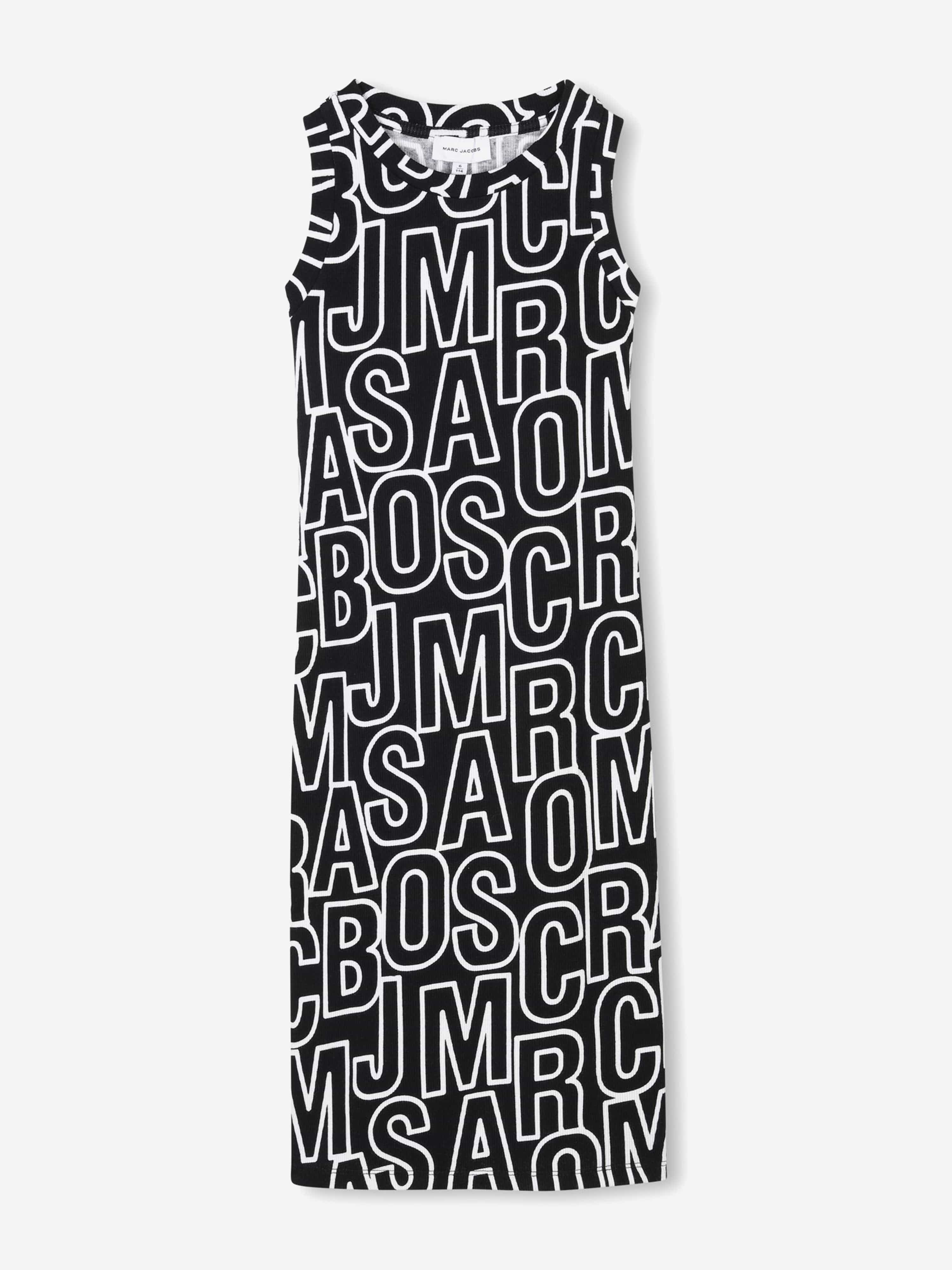 Marc JACOBS-Girls Black Logo Dress Marc JACOBS-Girls Black Logo Dress