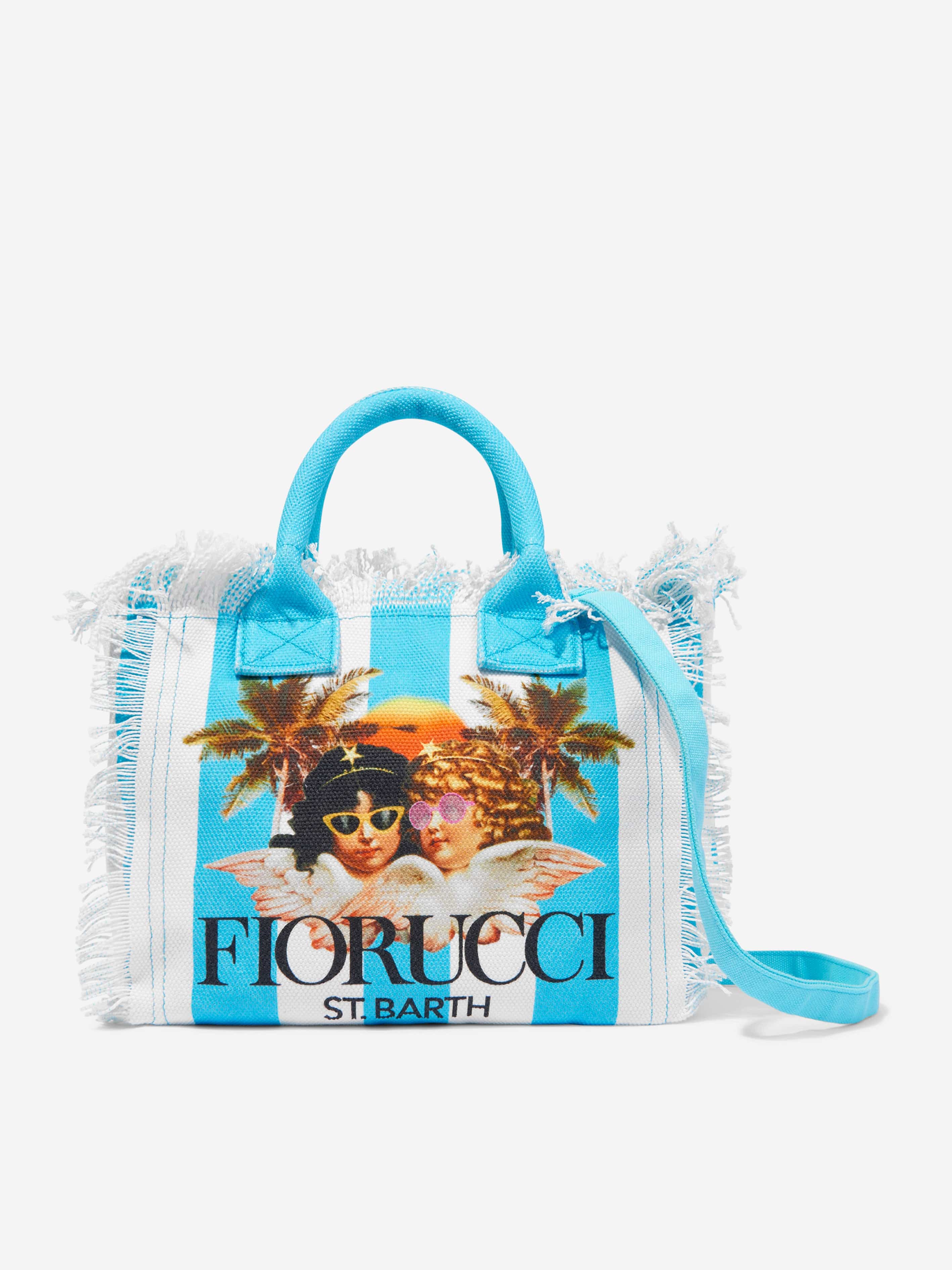 MC2 Saint Barth MC2 Saint Barth Girls Striped Fiorucci Angels Bag 