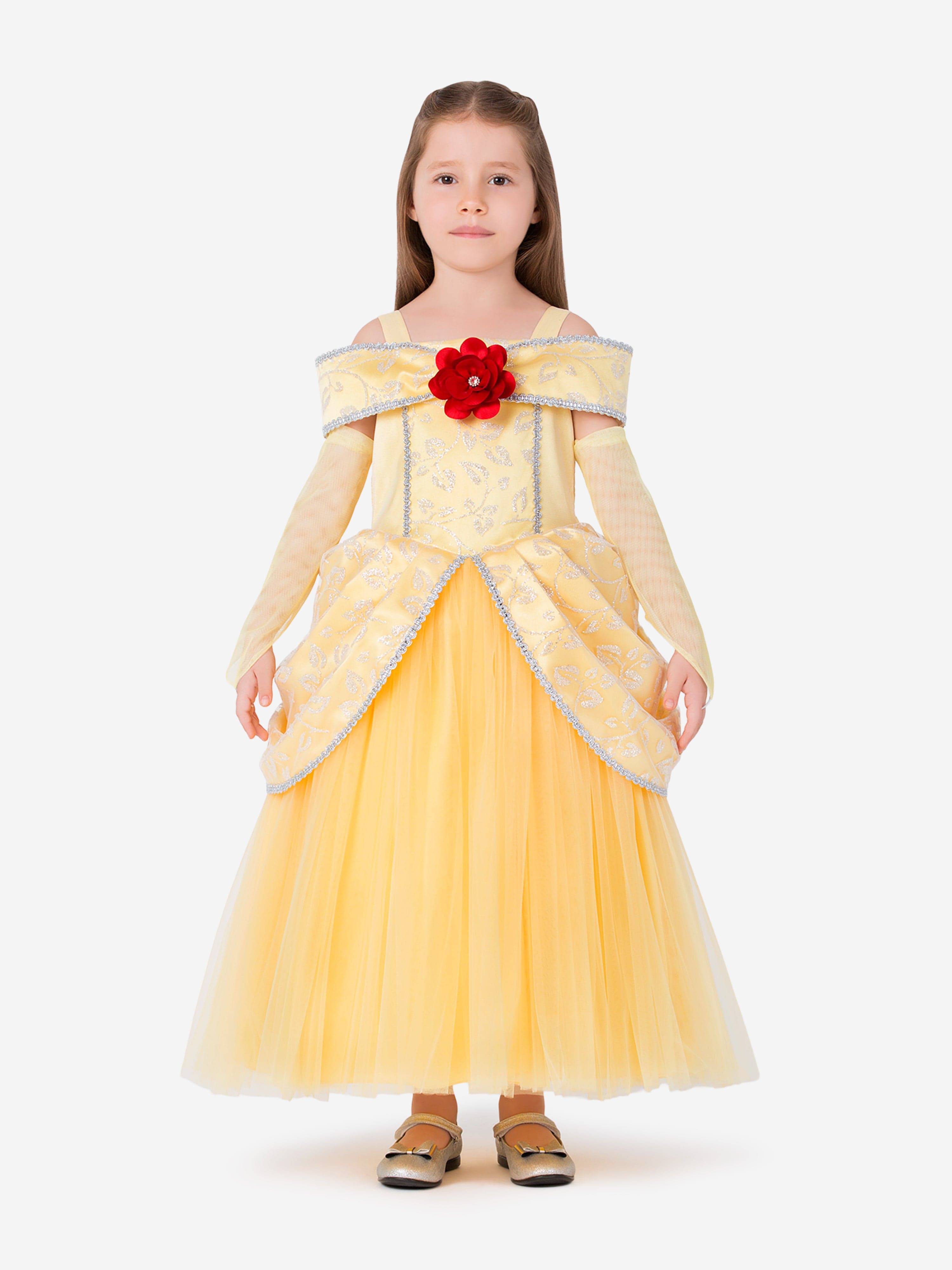 Magical Costumes Girls Belle Princess Costume in Yellow 4 Yrs Magical Costumes Girls Belle Princess Costume in Yellow 4 Yrs