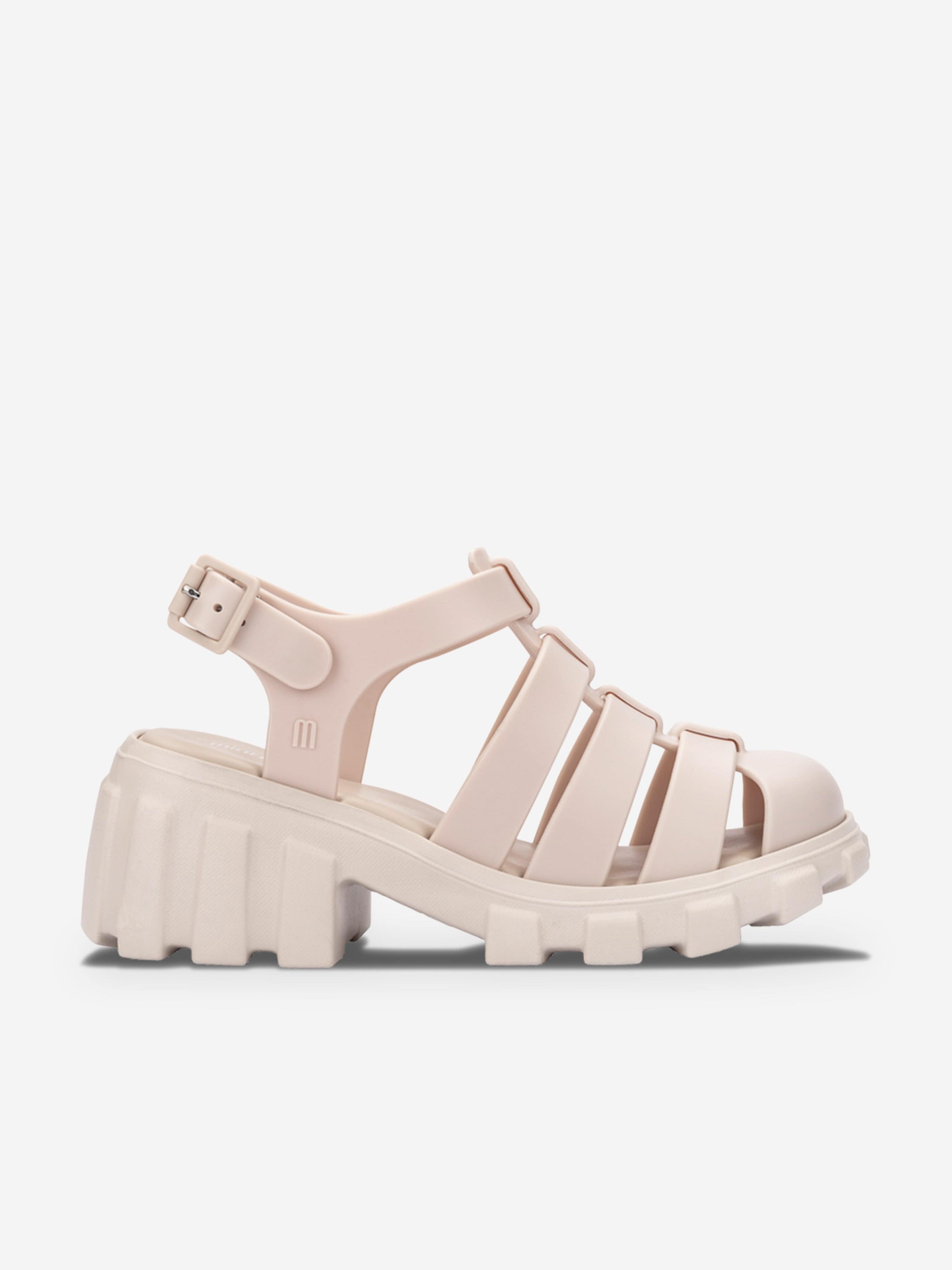 Mini Melissa Mini Melissa Girls Megan Sandals in Ivory