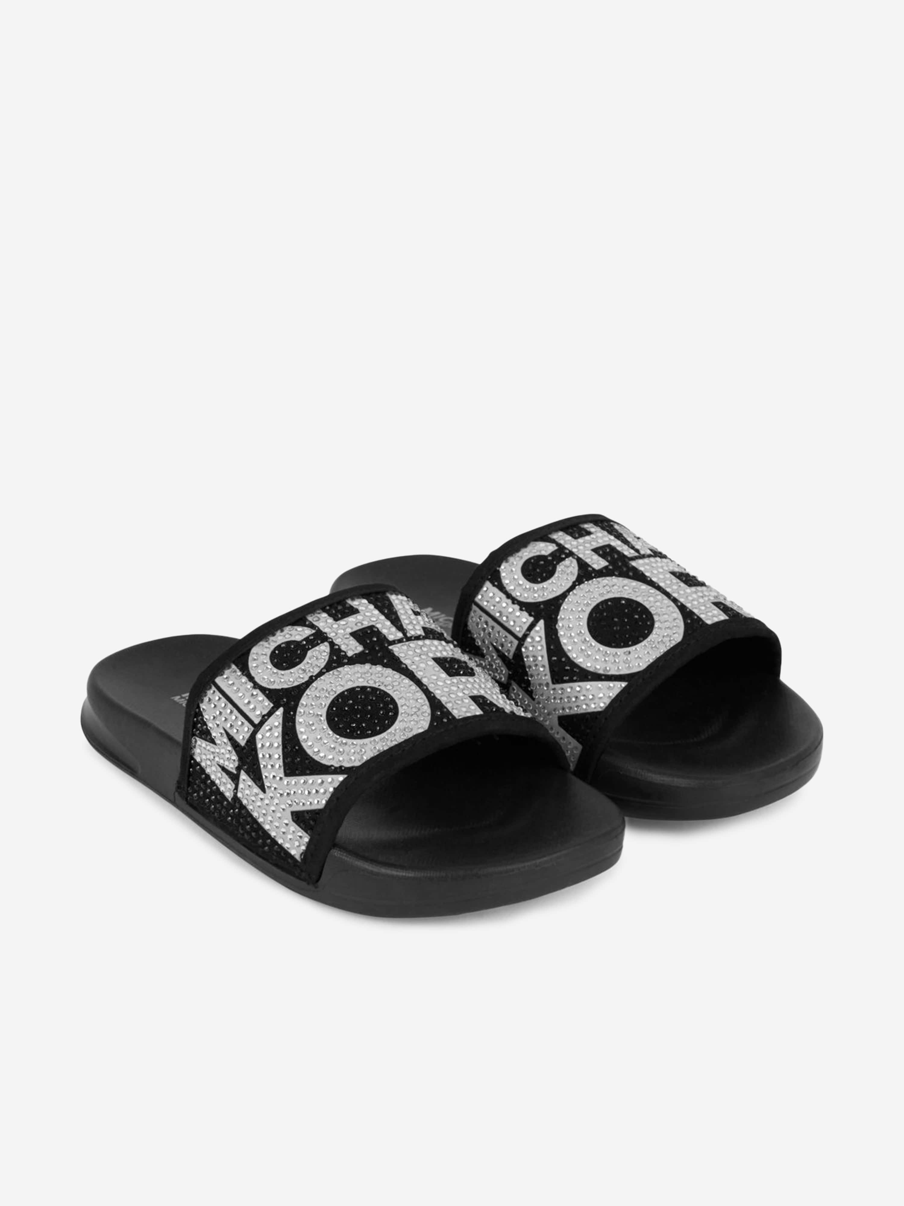 michael kors diamante sliders