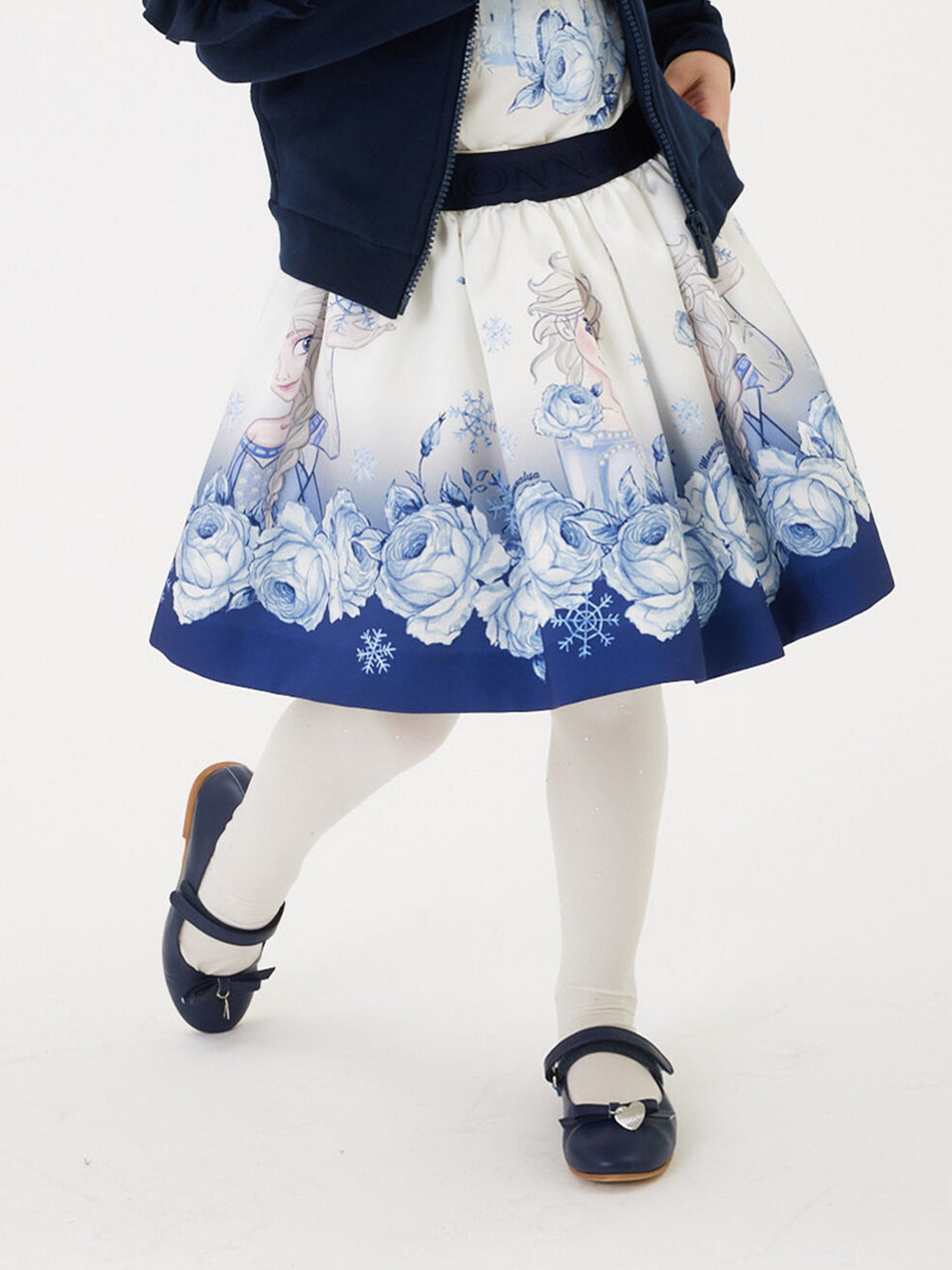 monnalisa mermaid dress Monnalisa Girls Elsa Mikado Skirt in Blue 8 Yrs