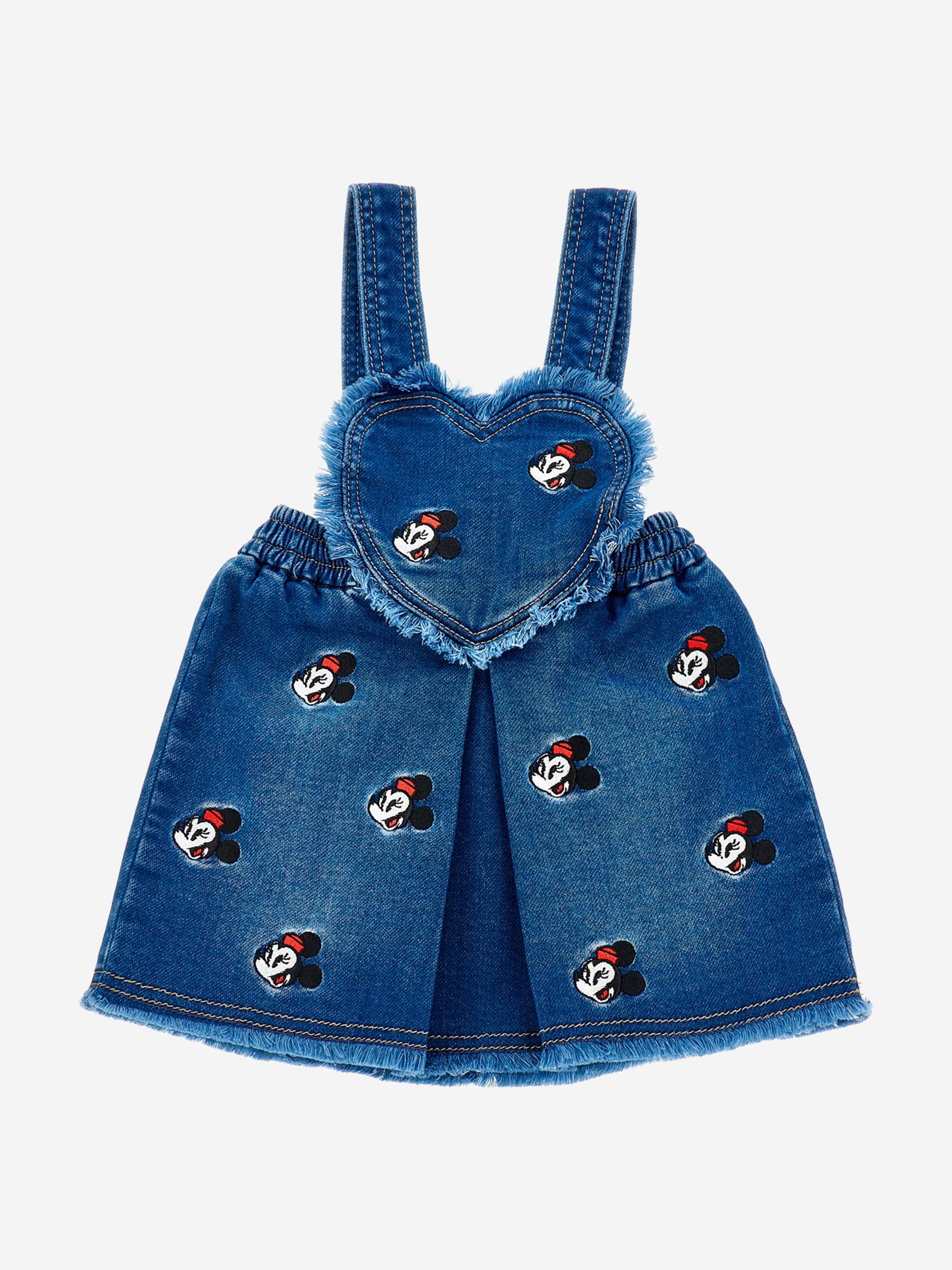 Monnalisa Minnie Mouse Skirt Overalls Monnalisa Minnie Mouse Skirt Overalls