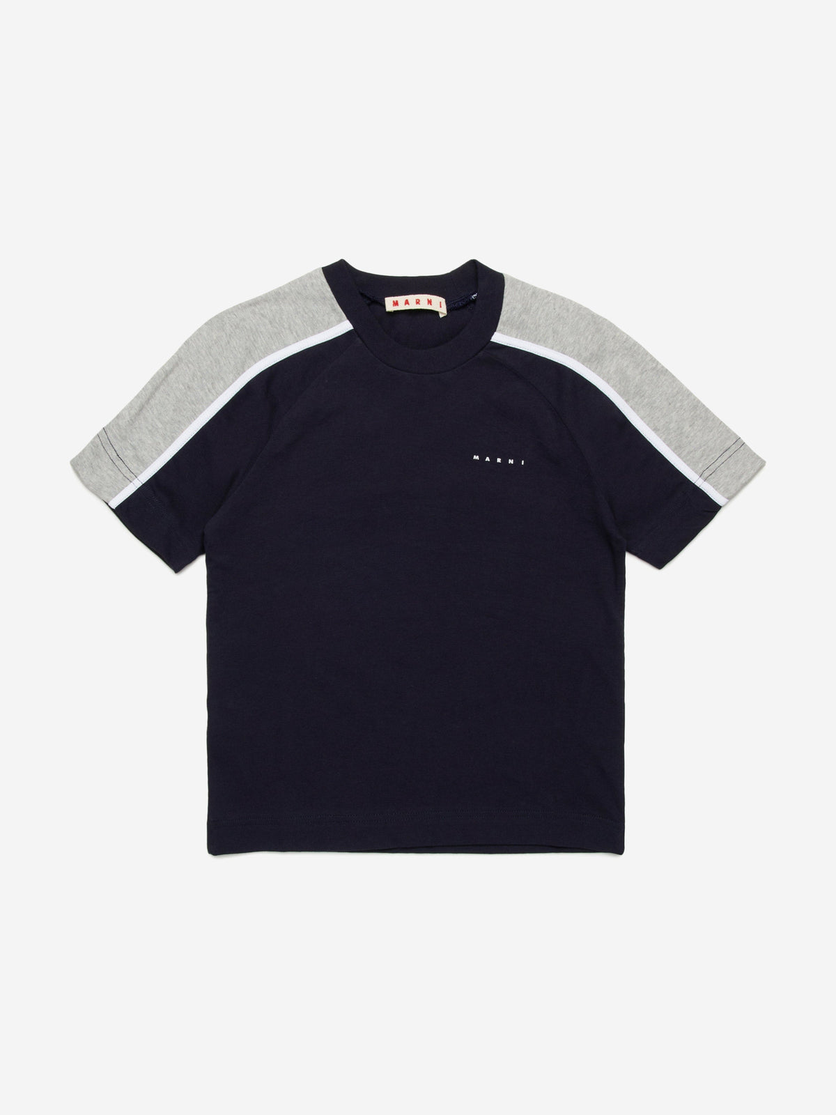 MARNI Kids Colourblock T-Shirt in Navy | Childsplay Clothing