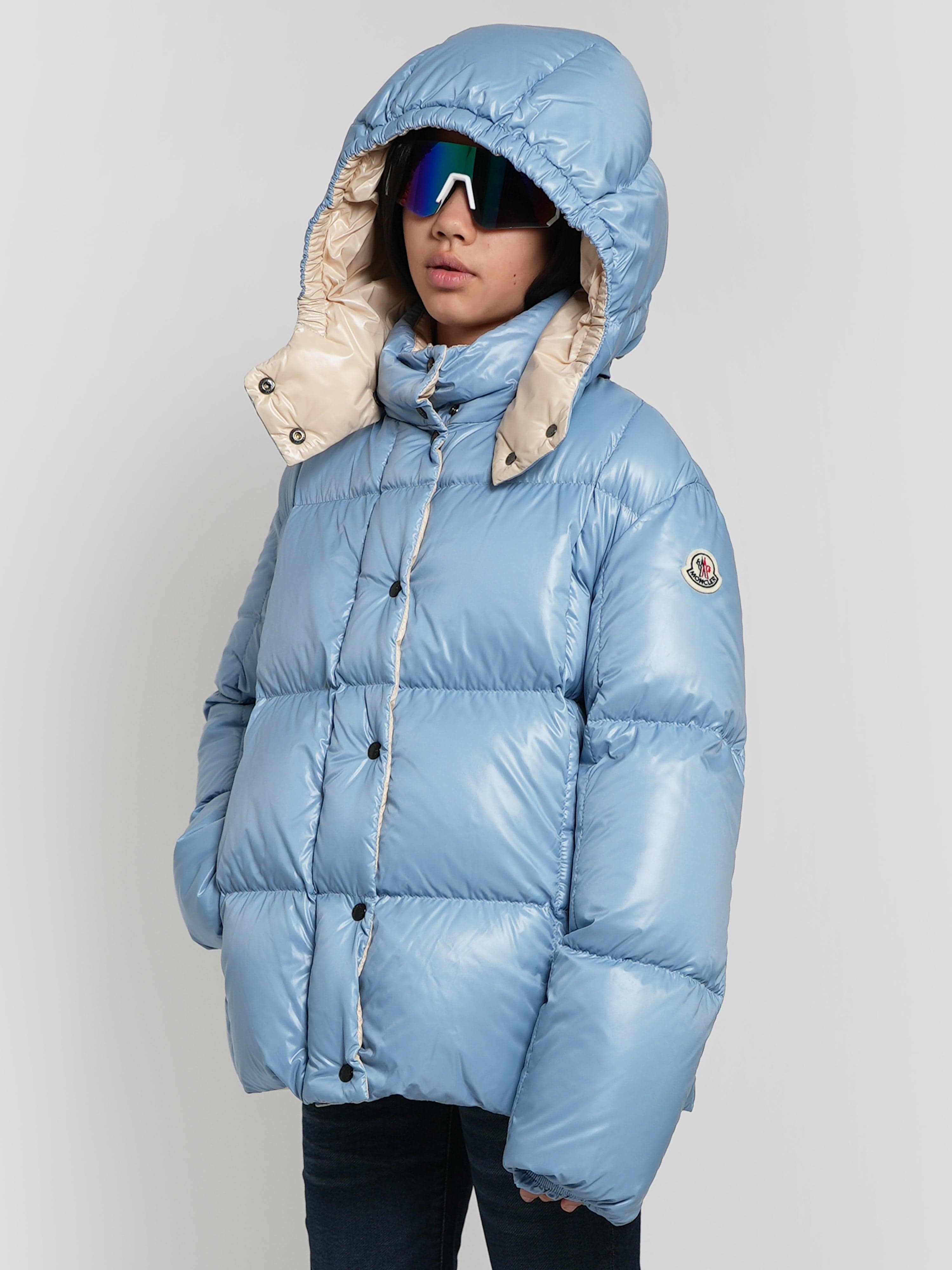 Moncler Enfant Moncler Enfant Girls Down Padded Parana Jacket in