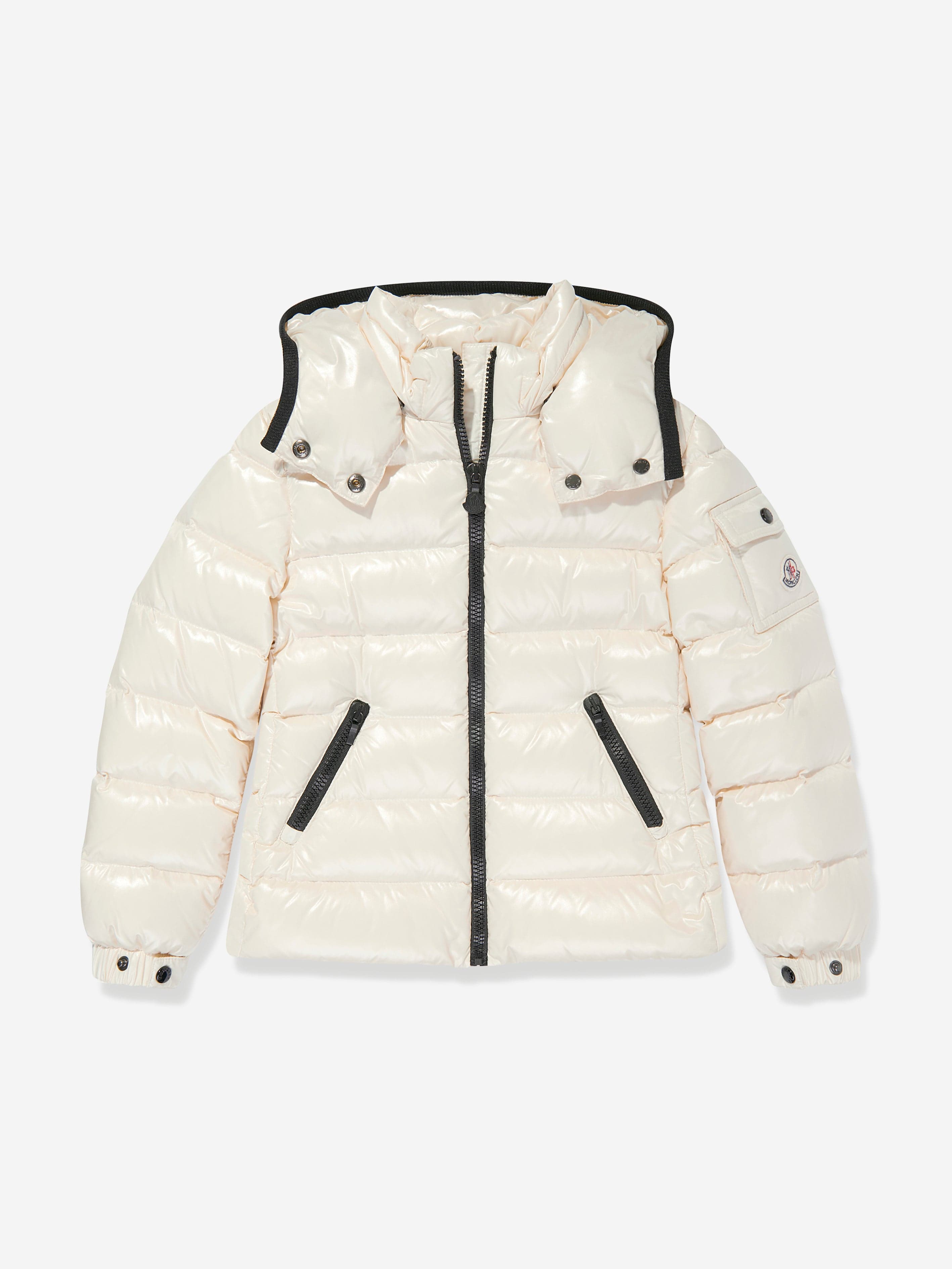 Moncler Natas Baby Girls Jacket Beige 1