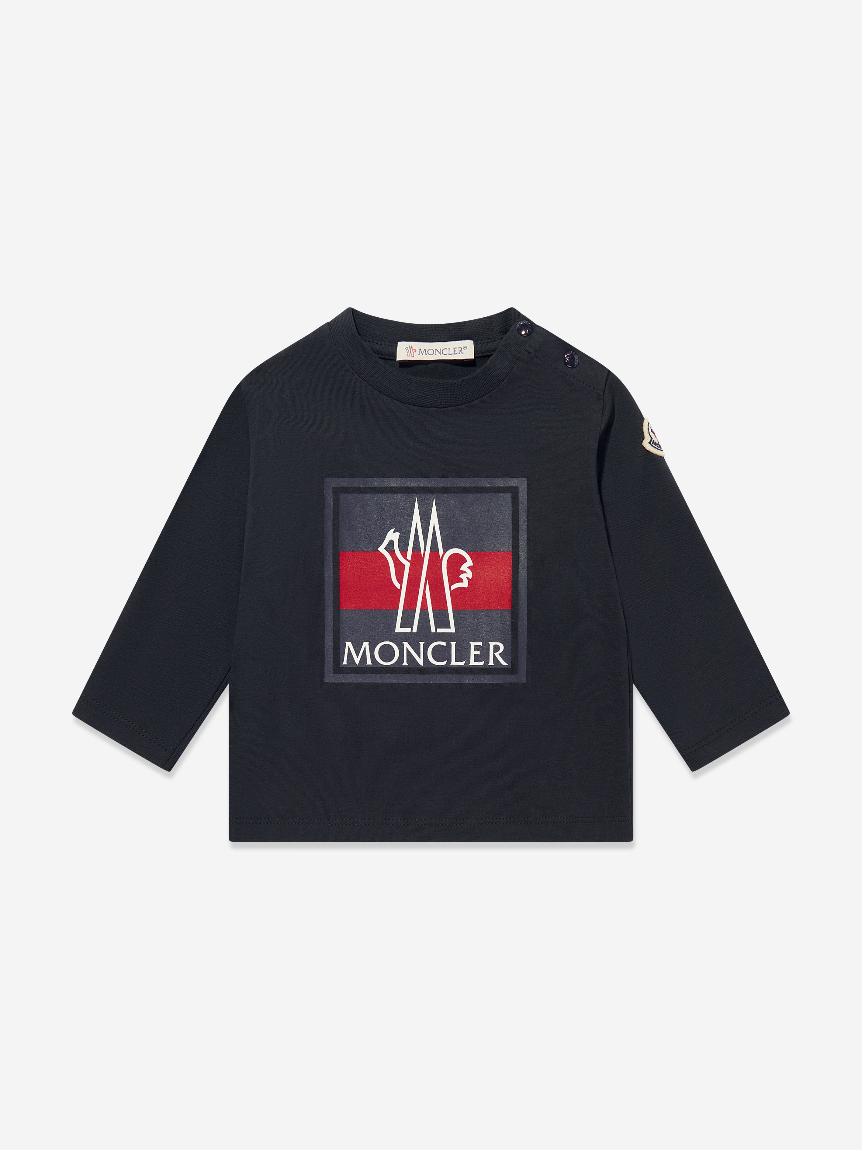 Moncler Enfant Moncler Enfant Baby Boys Long Sleeve Logo T-Shirt 
