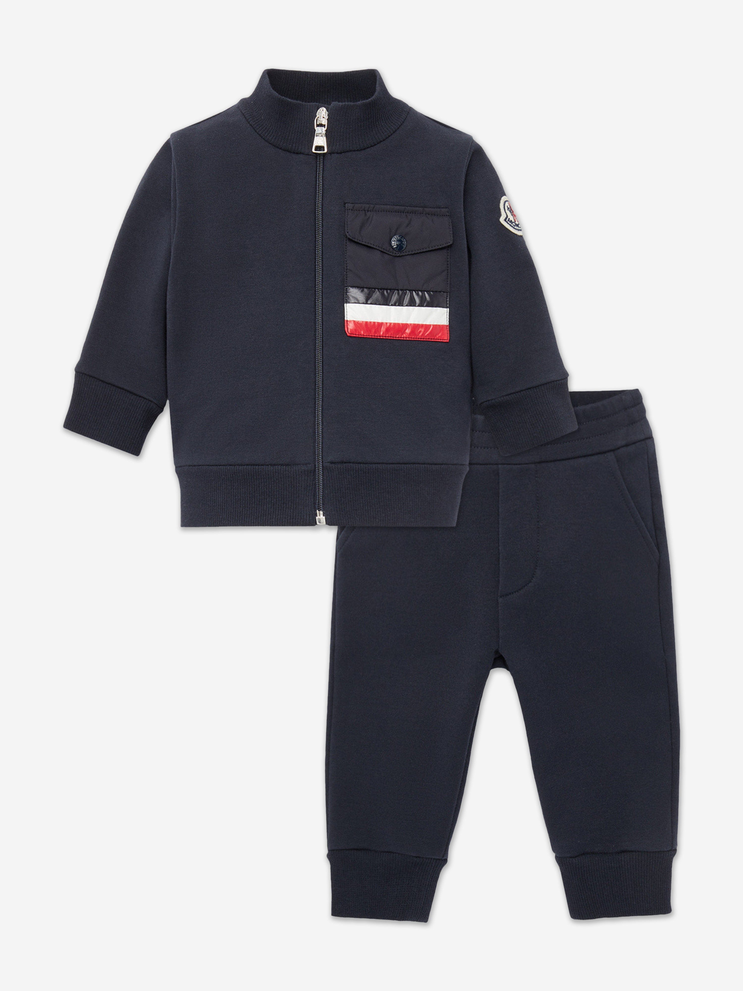 Moncler Enfant Boys Logo Joggers in Navy