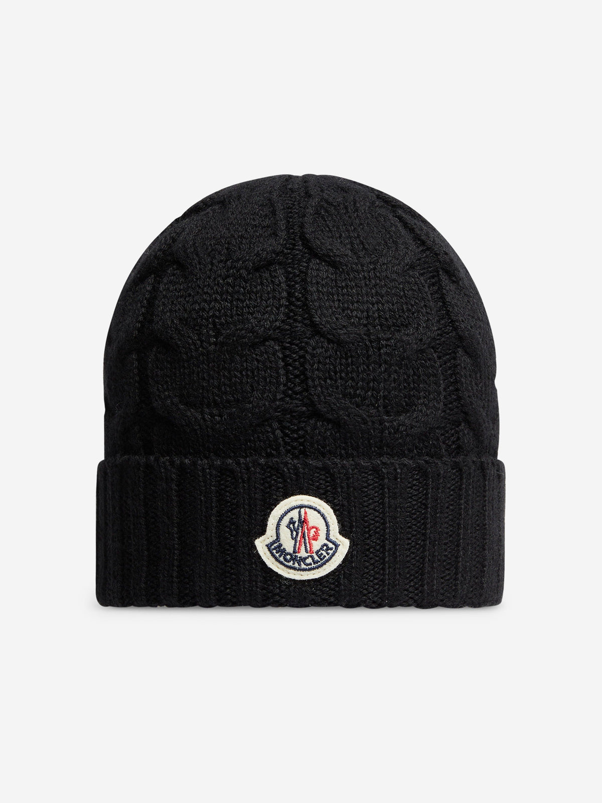 Black Moncler Beanie Moncler Moncler Logo Wool Beanie Black | Grailed main image 4