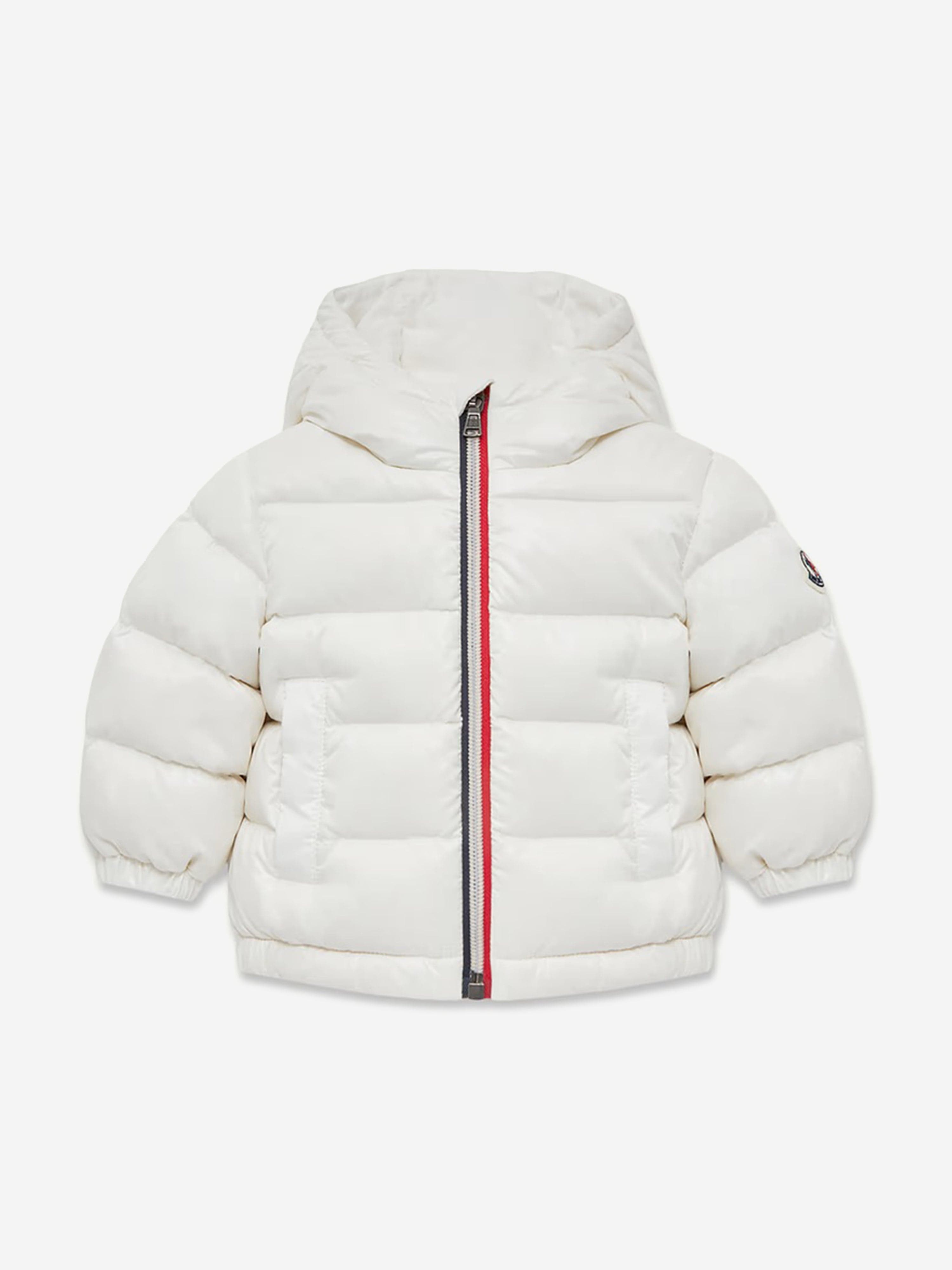 Moncler Enfant Baby Boys Down Padded New Aubert Jacket in White