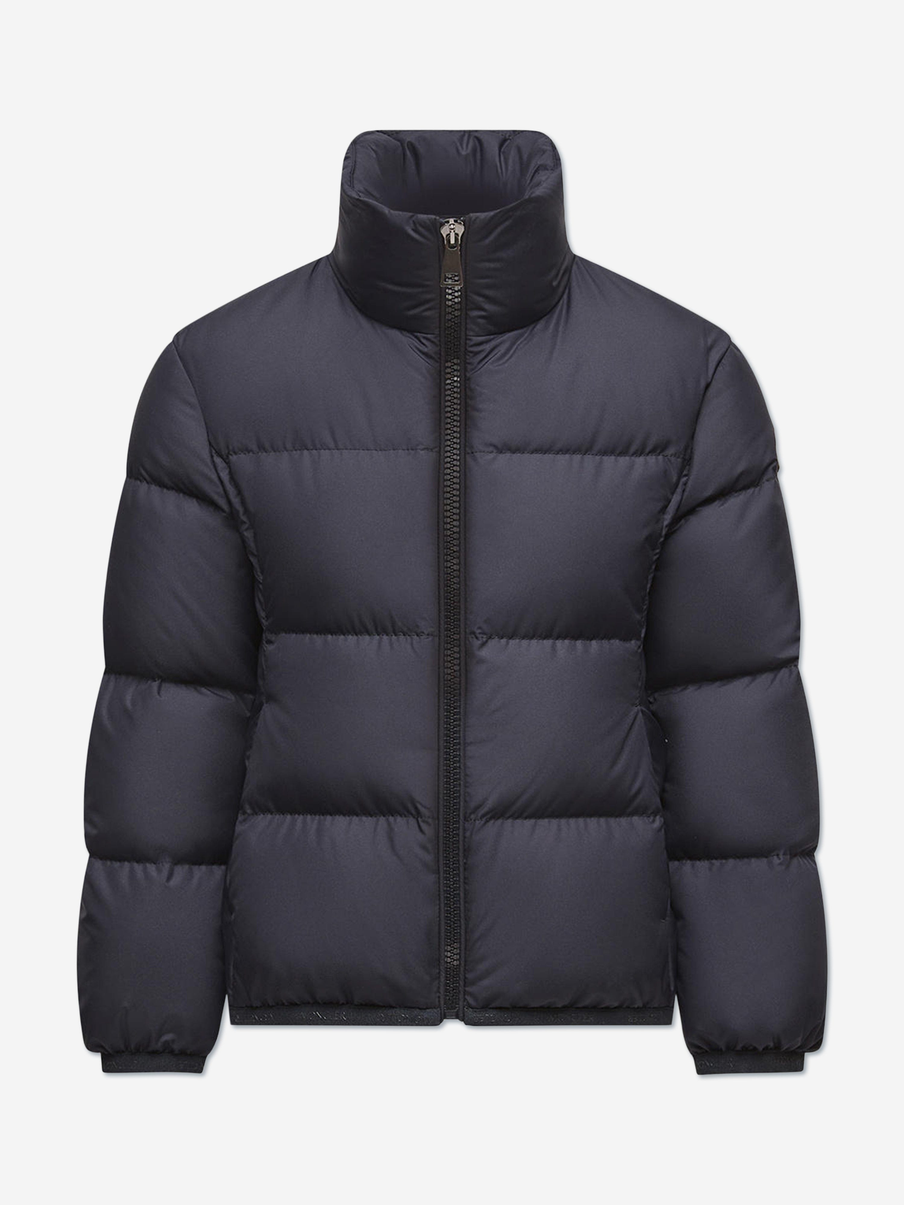 Moncler Enfant Girls Down Padded Cermasa Jacket in Navy