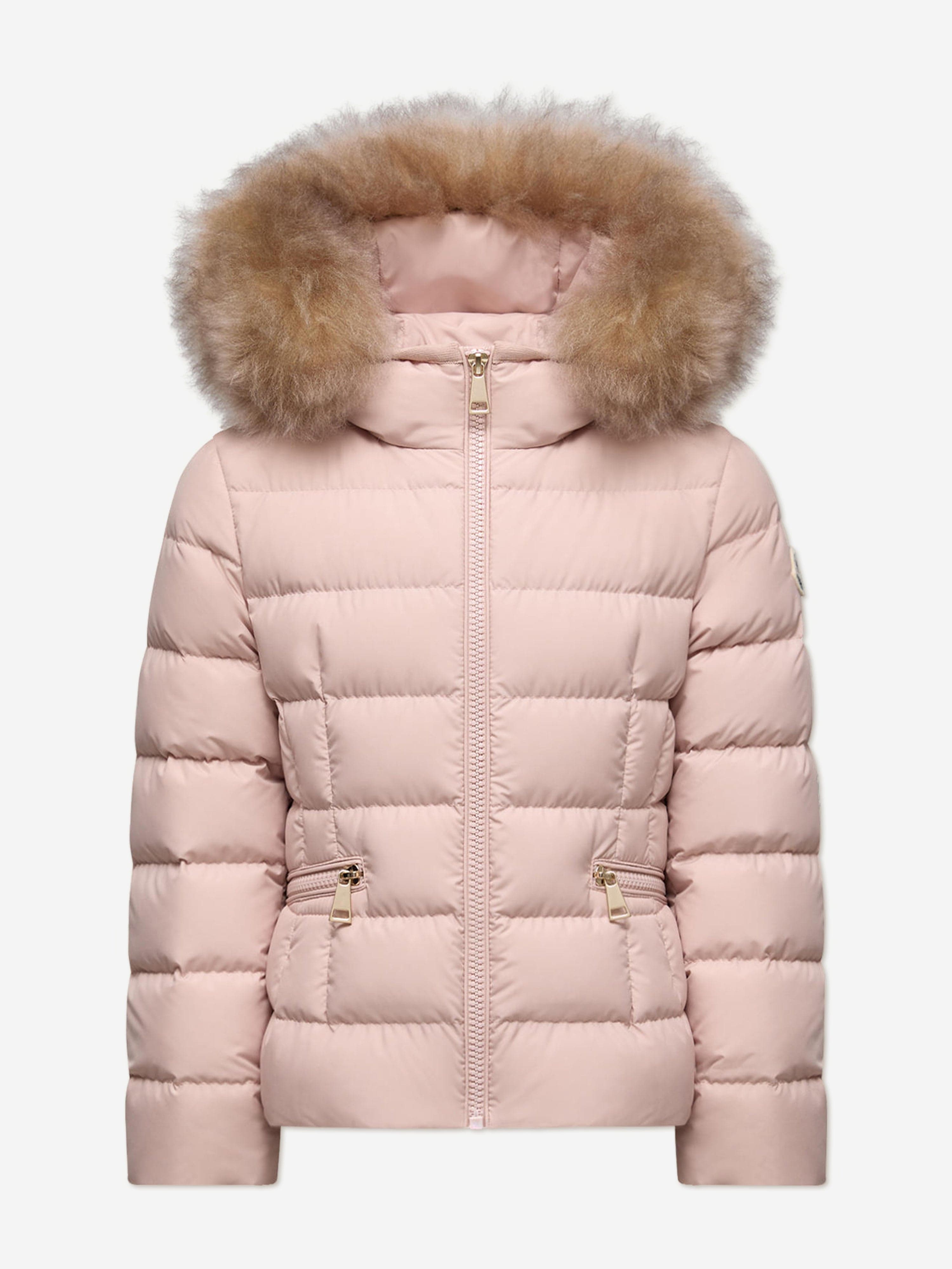 Moncler Enfant Girls Down Padded Boedette Jacket in Pink