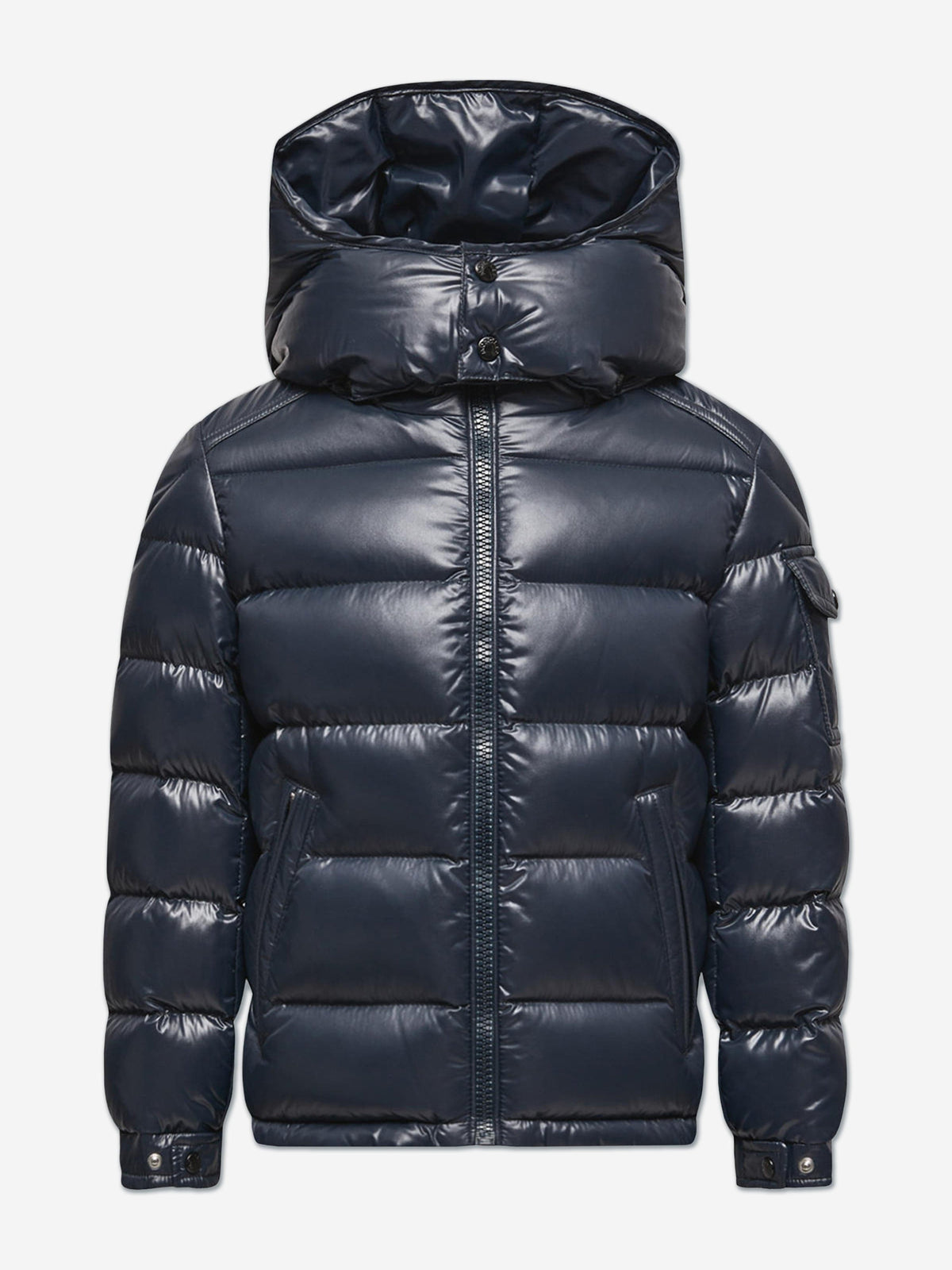 Moncler Enfant Kids Down Padded Maya Jacket in Navy | Childsplay 
