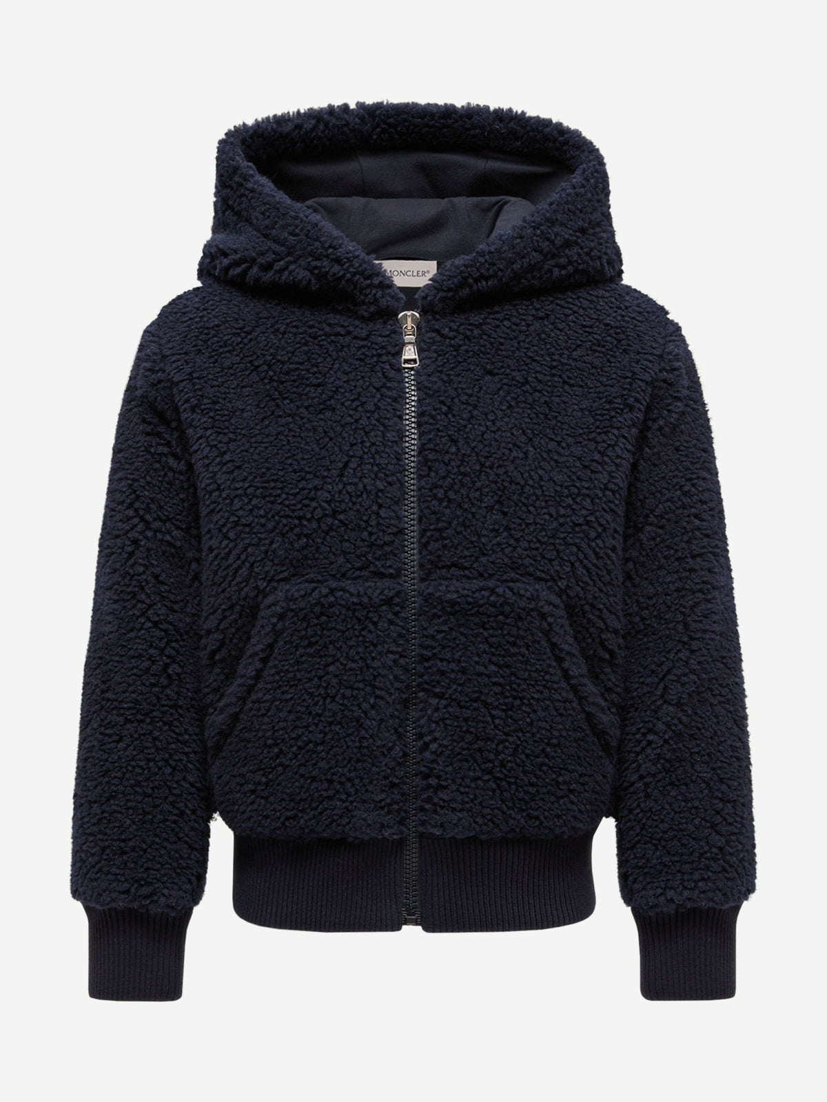 Moncler Enfant Kids Zip Up Cardigan in Navy | Childsplay Clothing