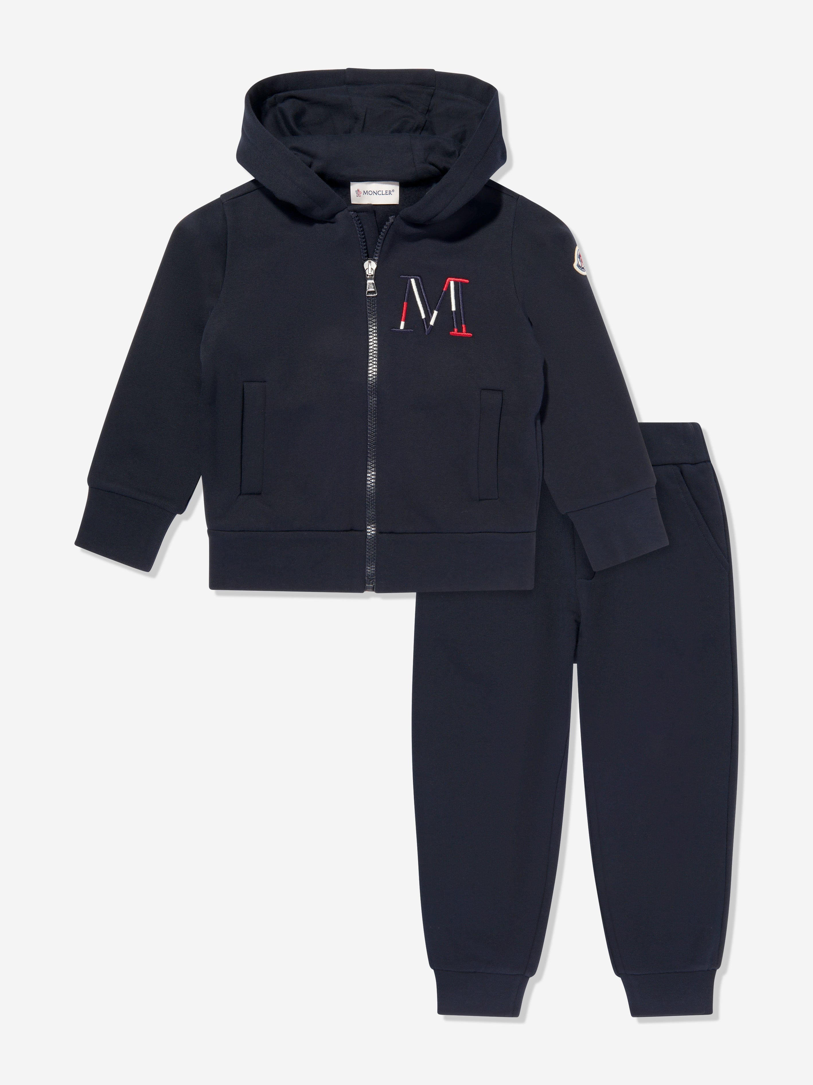 Moncler Enfant Boys Logo Tracksuit in Navy | Childsplay Clothing