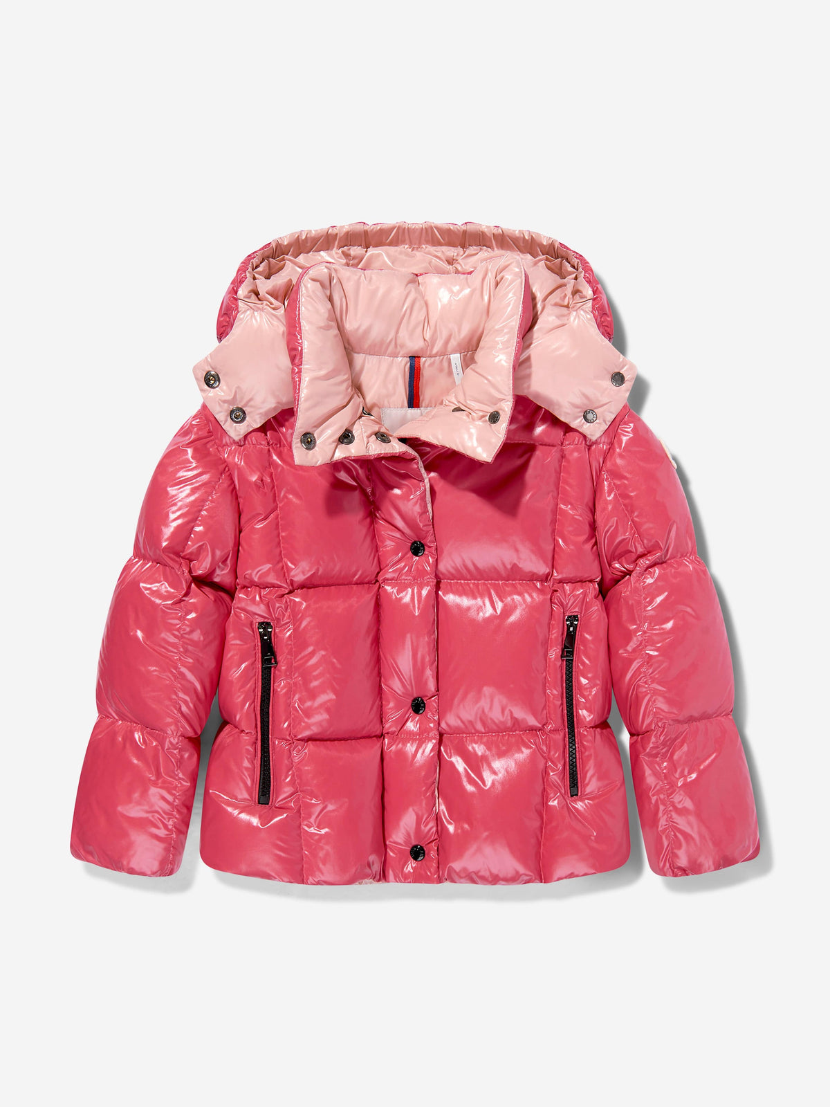Moncler Enfant Girls Parana Down Padded Jacket in Pink 
