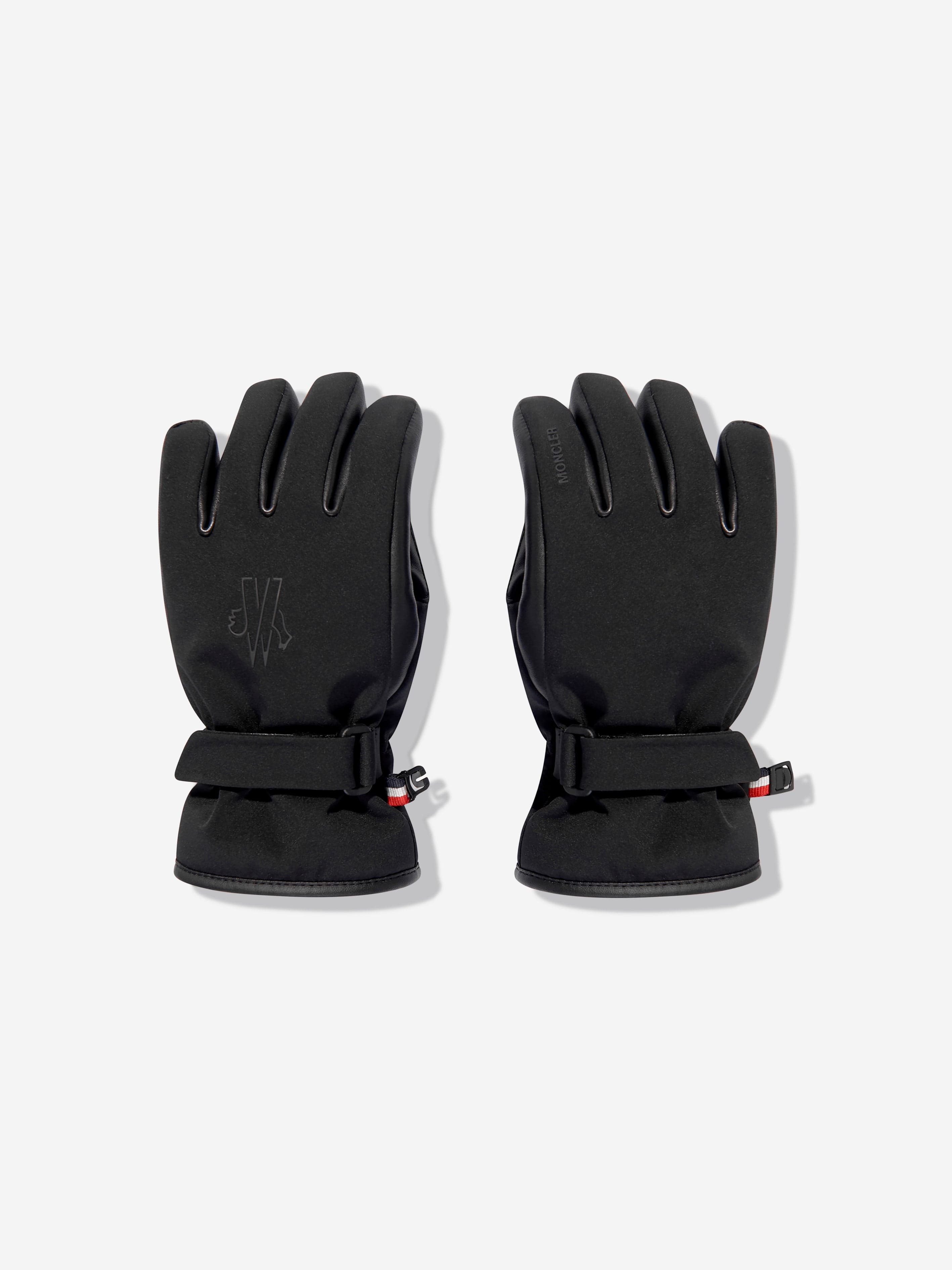 Moncler Enfant Kids Grenoble Ski Gloves in Black | Childsplay Clothing