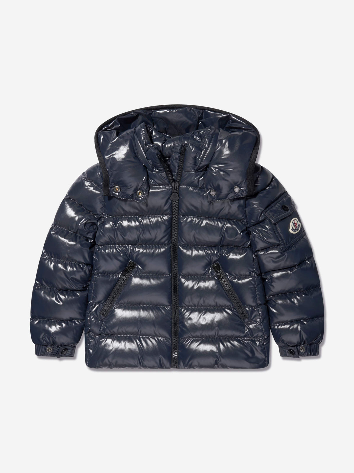 Moncler Enfant Girls Down Padded Bady Jacket in Navy | Childsplay 