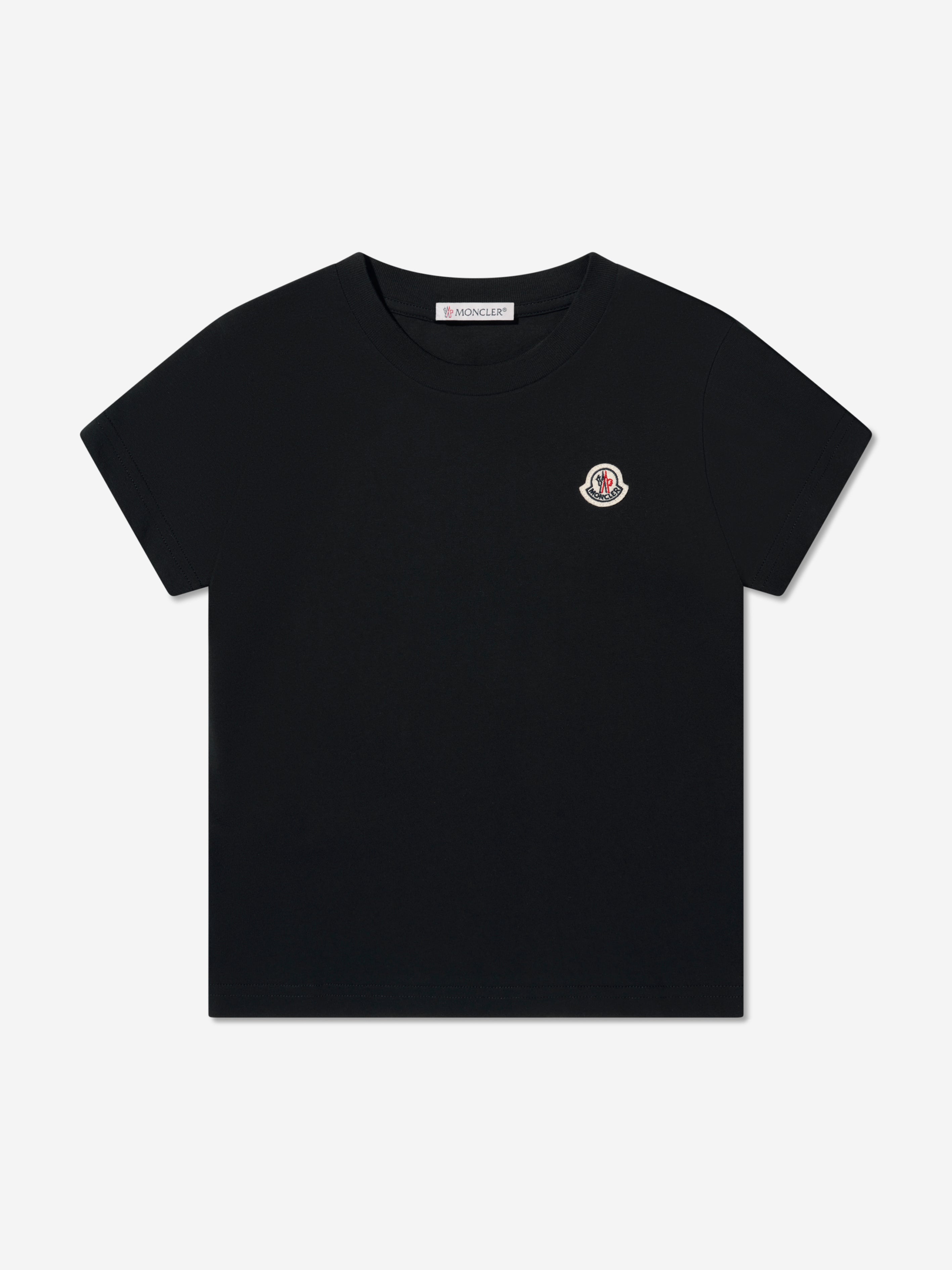 Moncler Enfant Moncler Enfant Boys Logo T-Shirt in Black