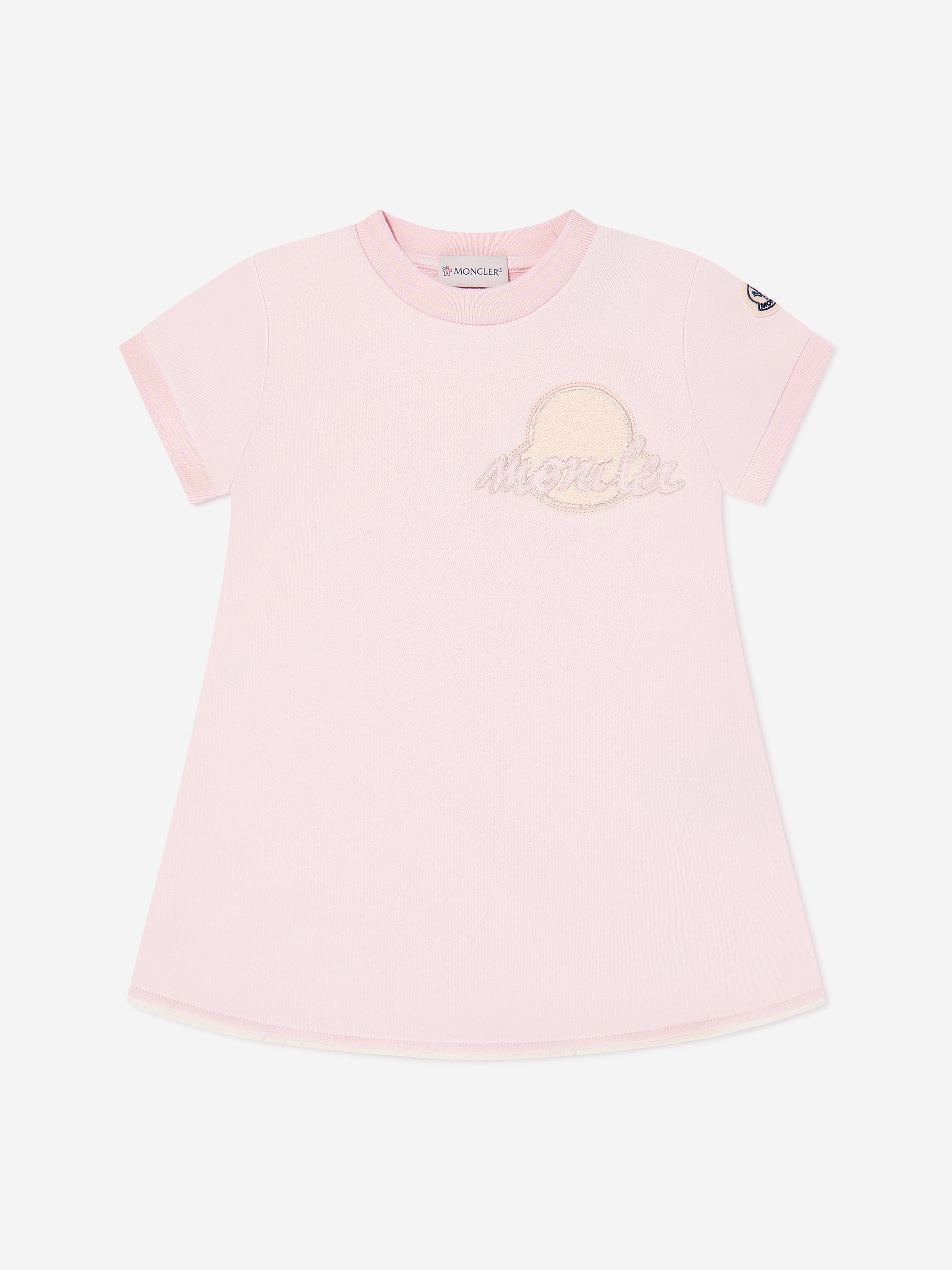 Moncler Enfant Moncler Enfant Girls Fit and Flare Logo Dress in 