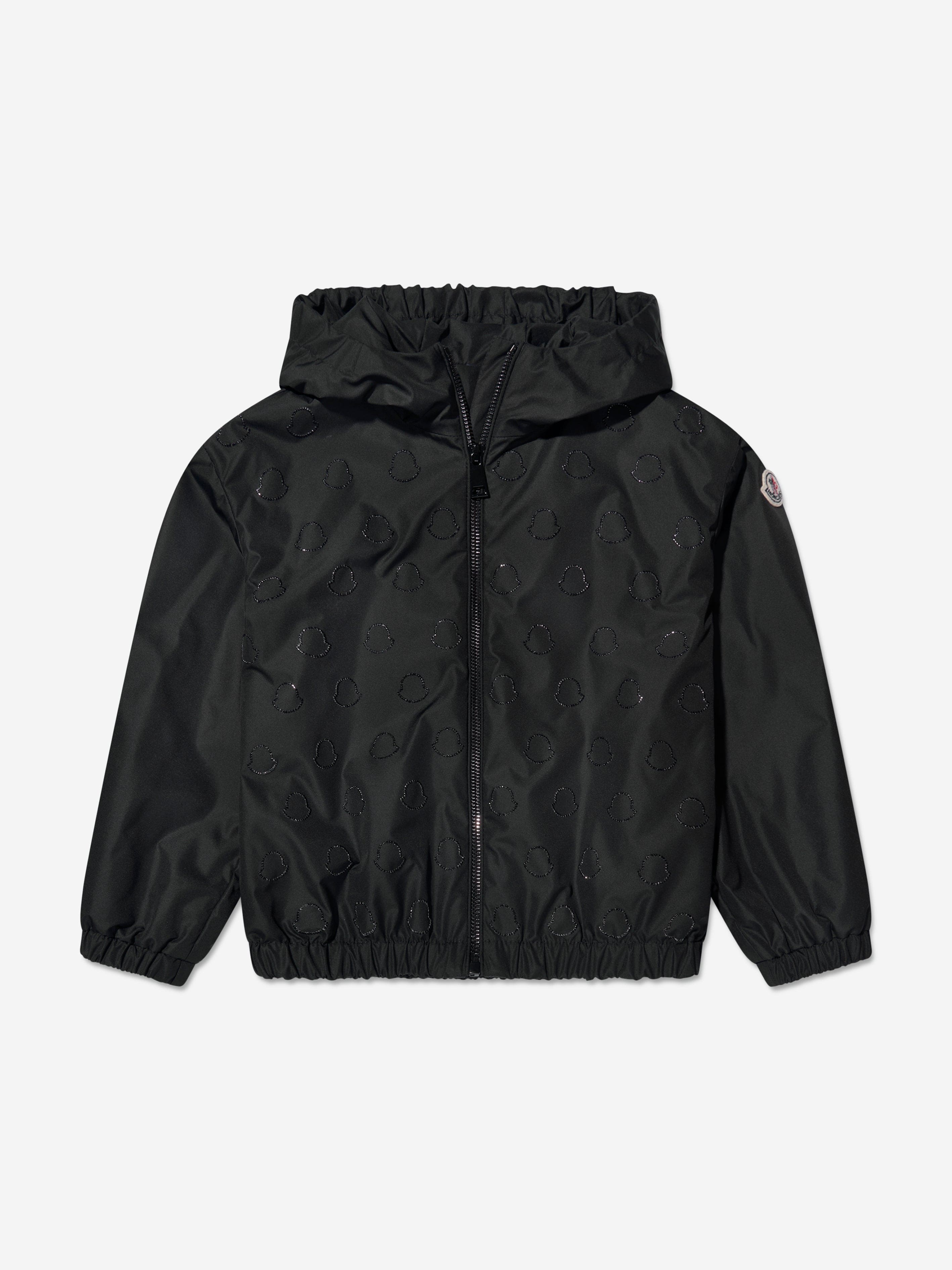 Moncler Enfant Girls Adanna Jacket in Black | Childsplay Clothing