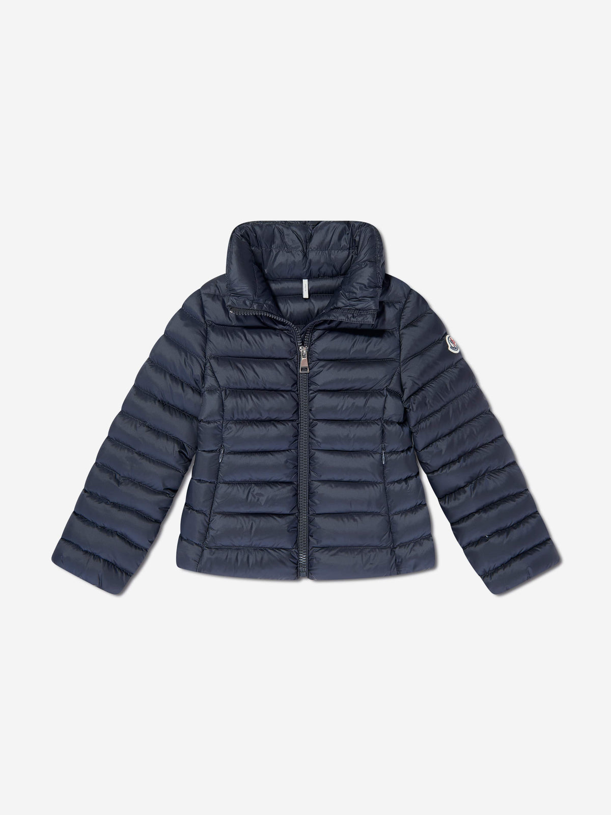 Moncler Enfant Girls Down Padded Ige Jacket in Navy | Childsplay 